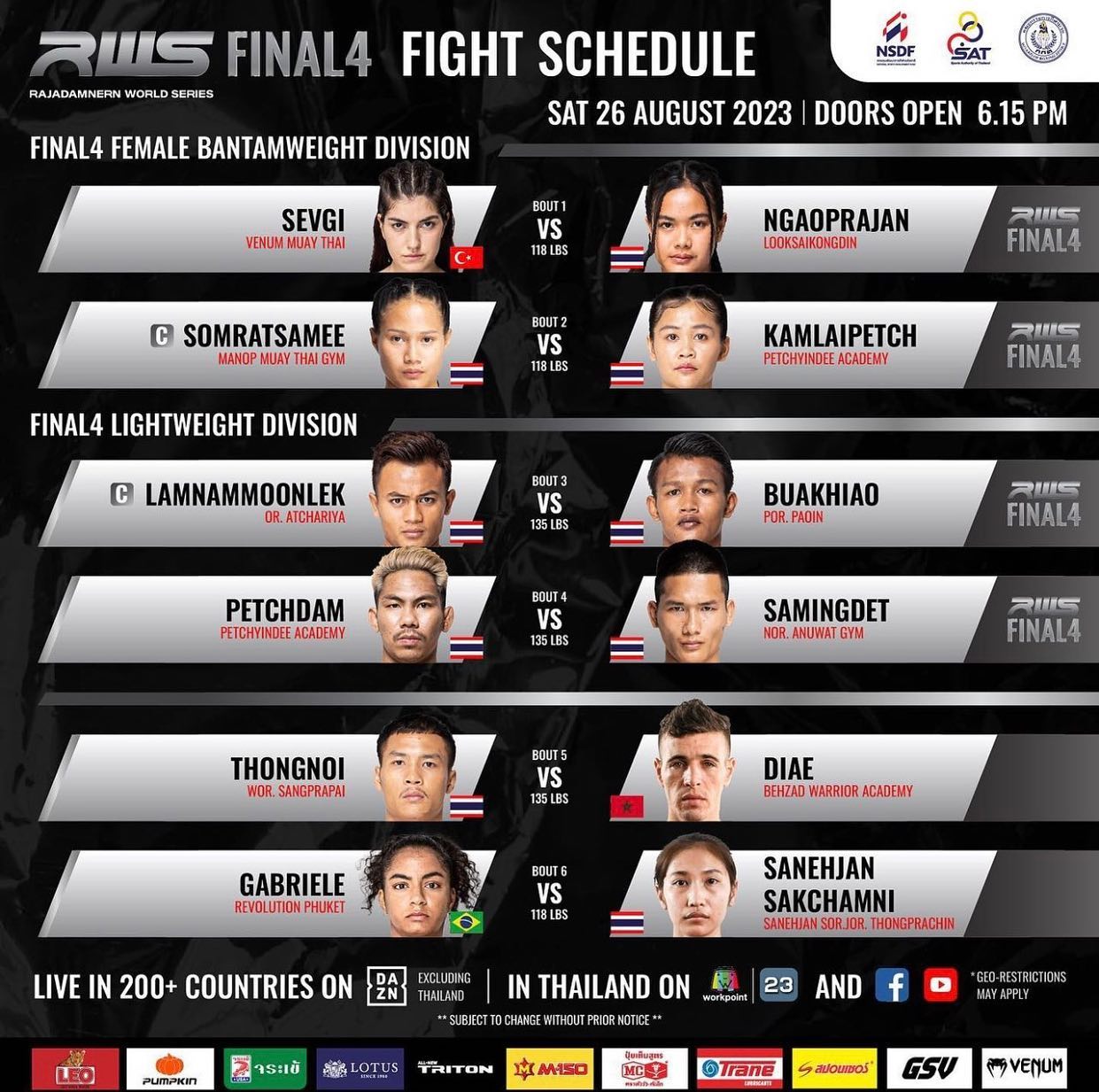Rajadamnern World Series 51 poster