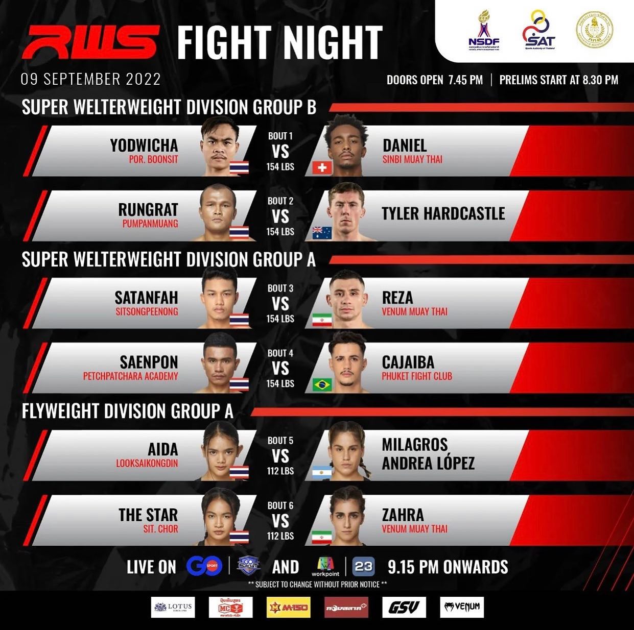 Rajadamnern World Series 8 poster