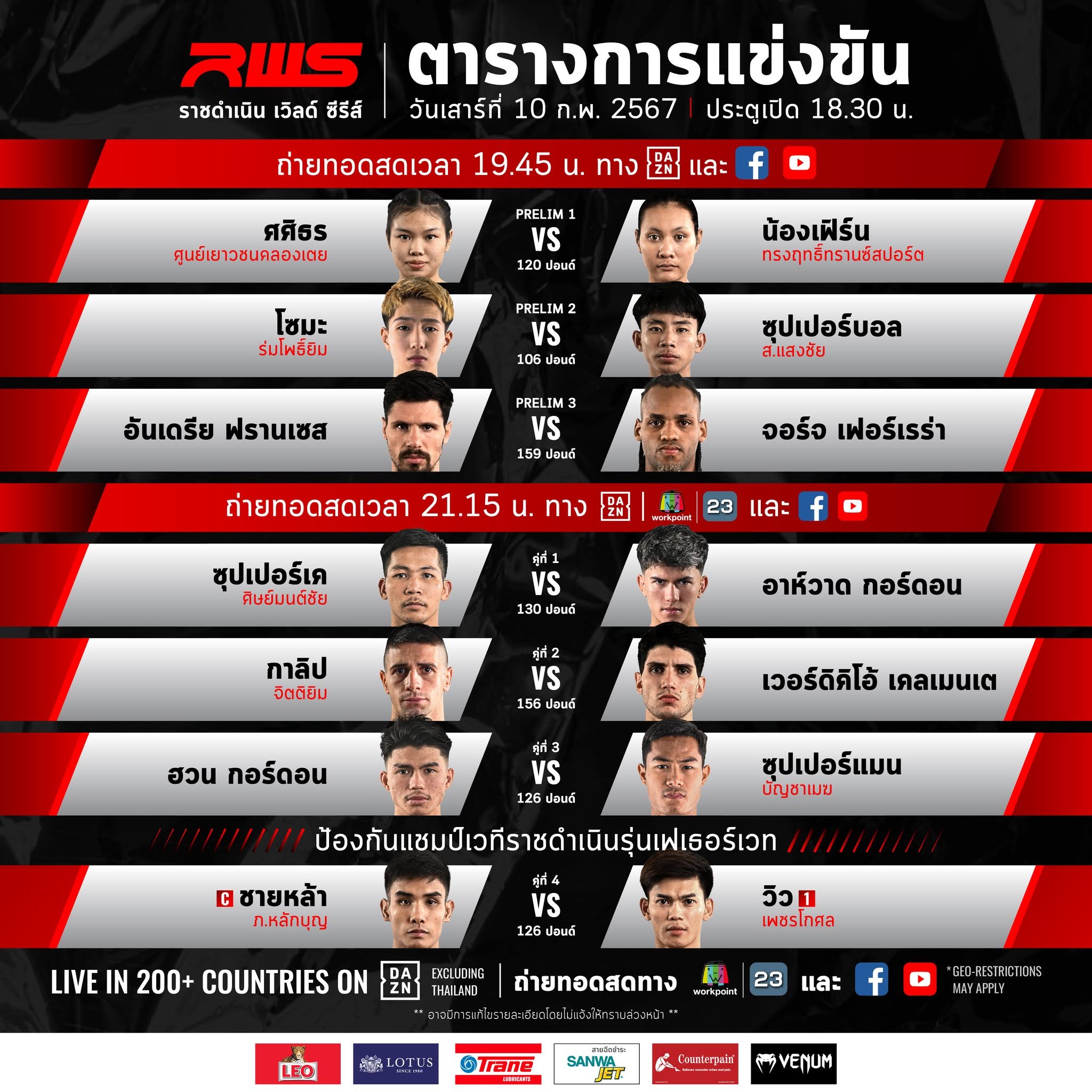 Rajadamnern World Series 74 poster
