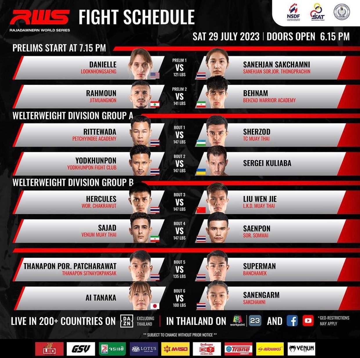 Rajadamnern World Series 47 poster