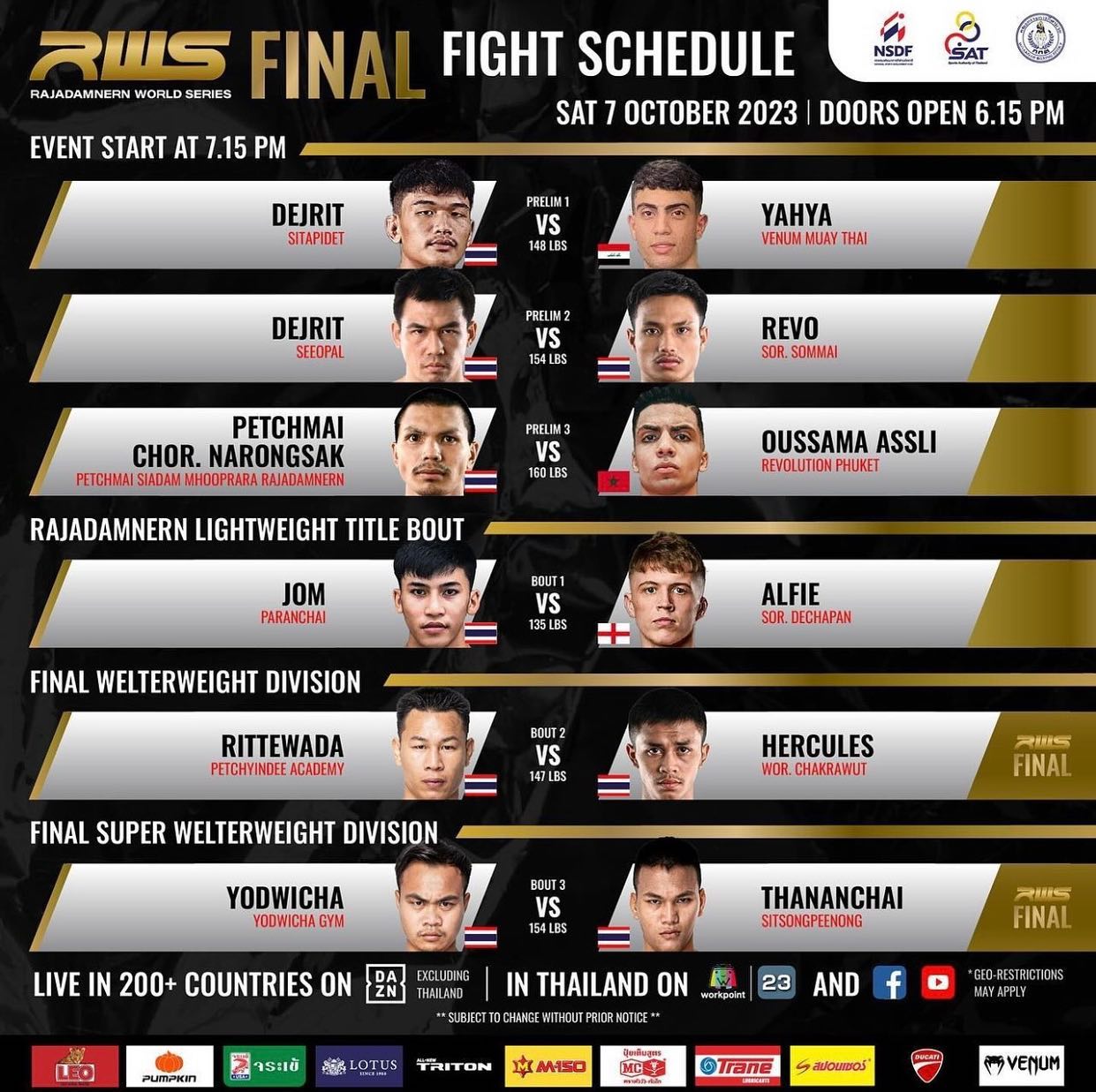 Rajadamnern World Series 57 poster