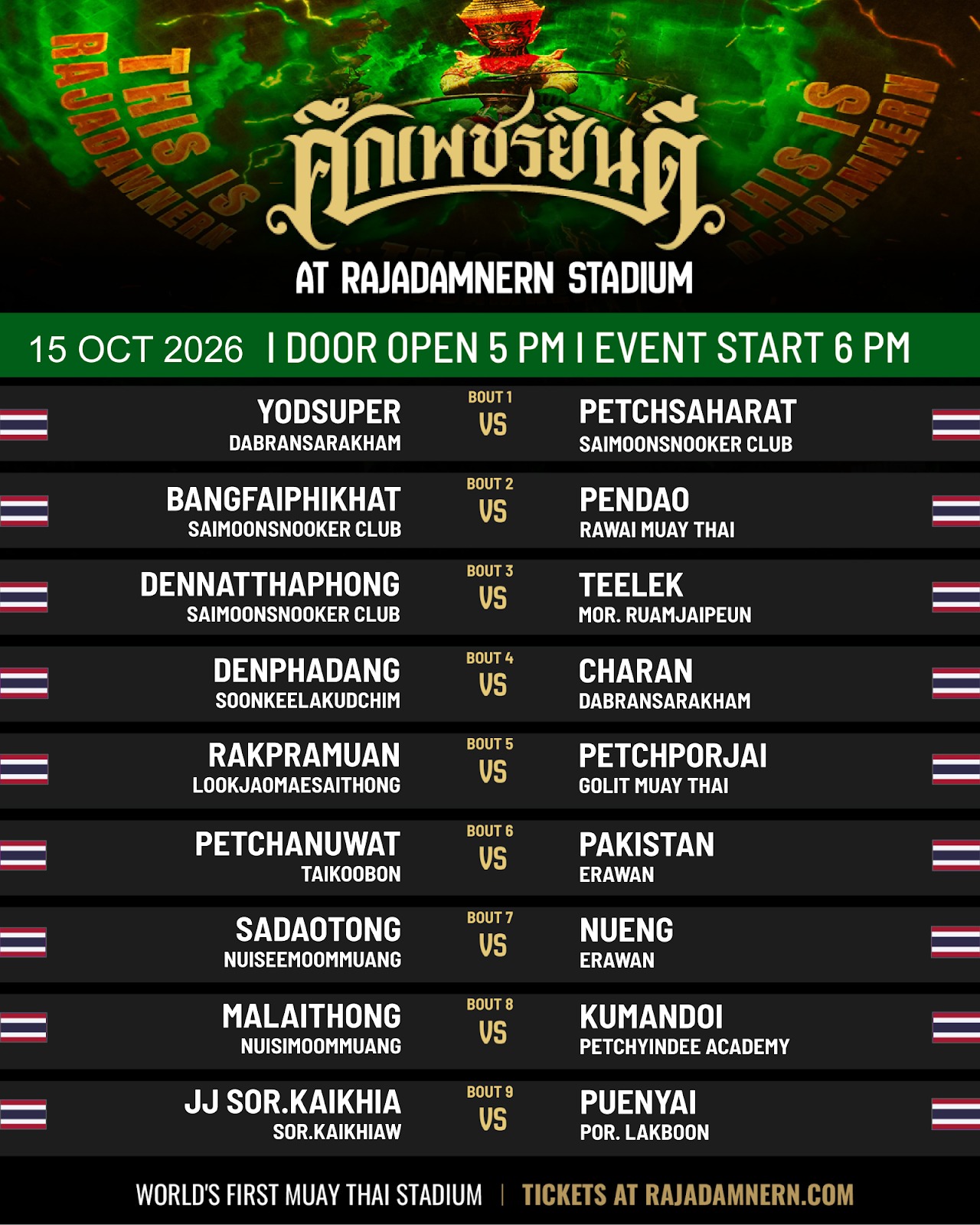 Petchyindee (15.10.2026) poster