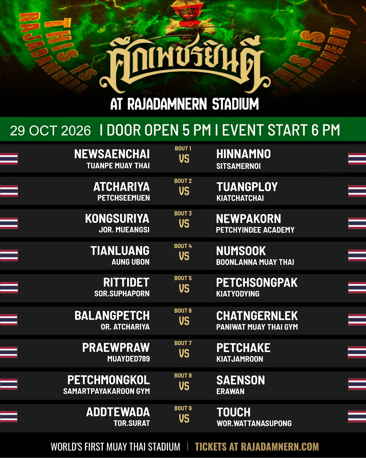 Petchyindee (29.10.2026) poster