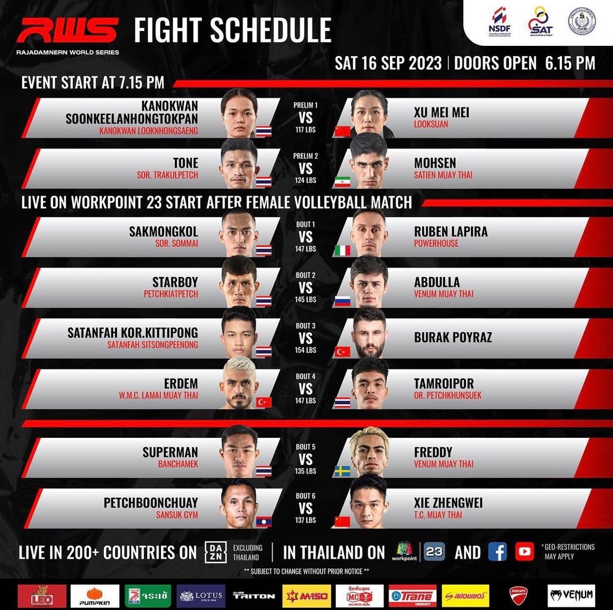 Rajadamnern World Series 54 poster