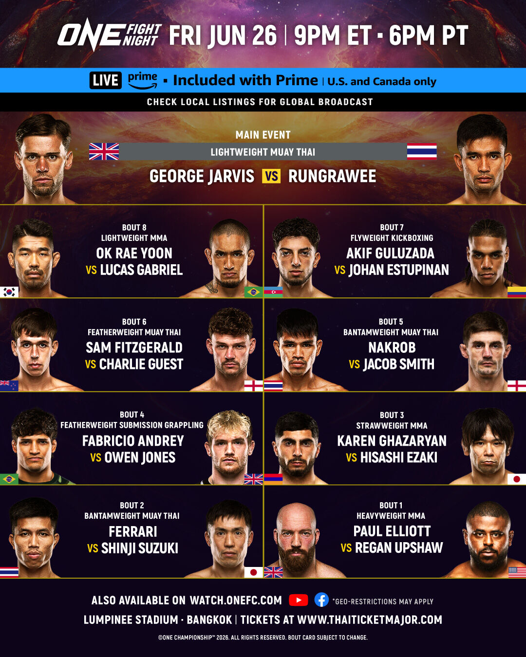 ONE Fight Night 44 poster