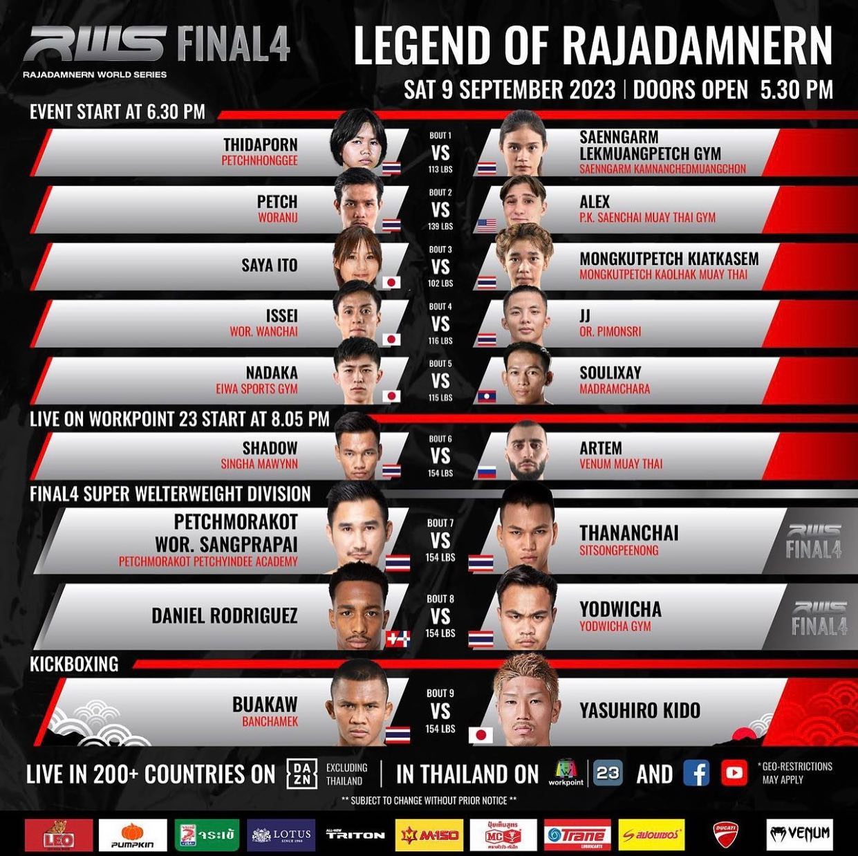 Rajadamnern World Series 53 poster
