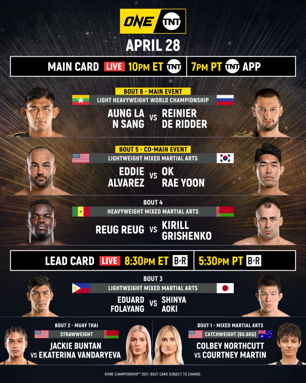 ONE on TNT IV poster