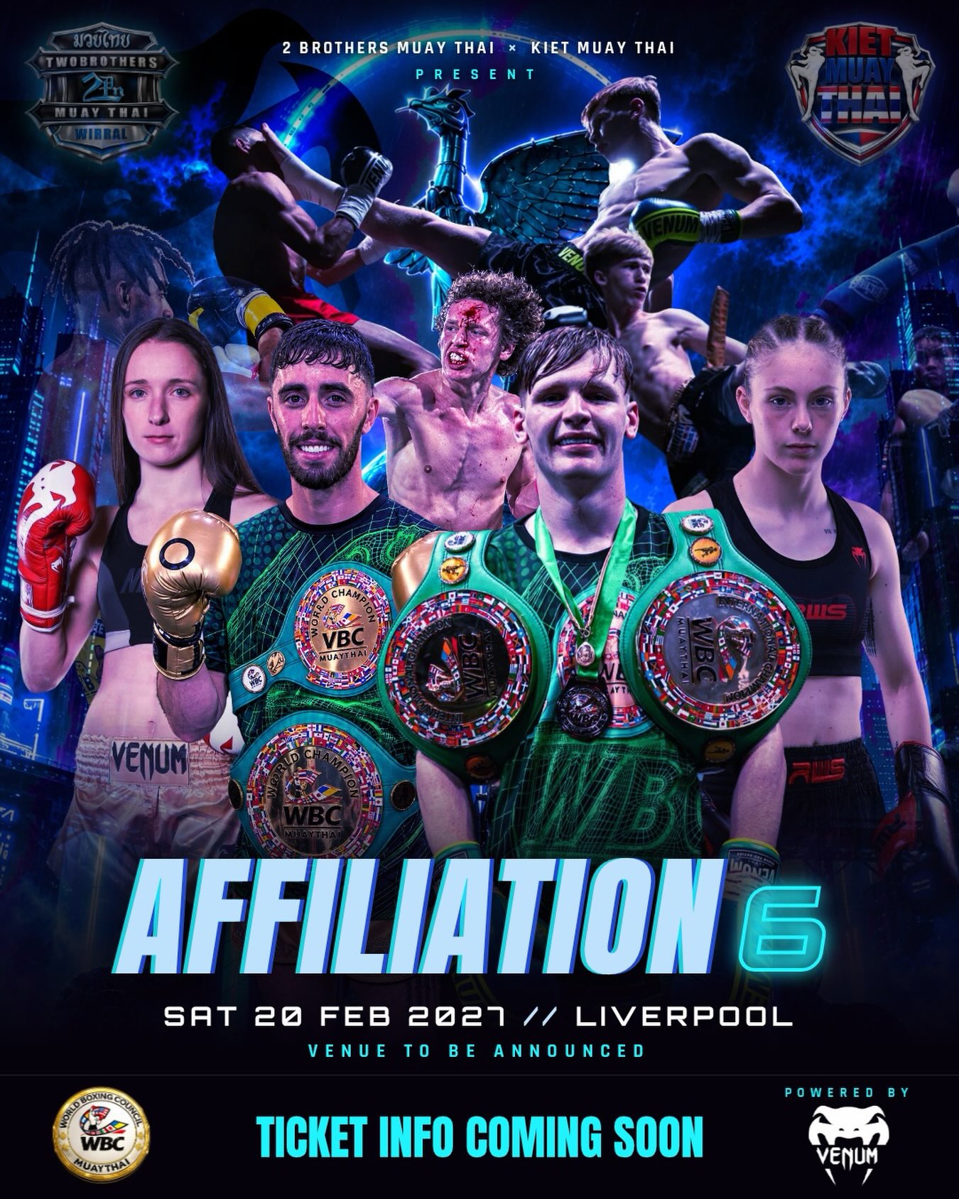 Affiliation Muay Thai 6 poster