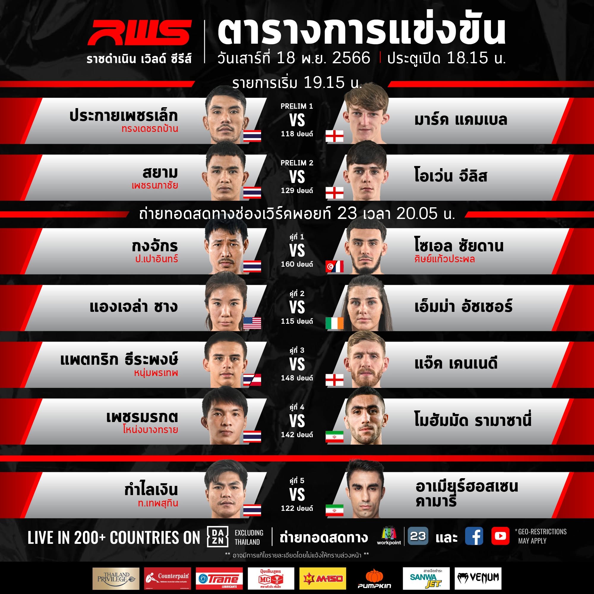 Rajadamnern World Series 63 poster
