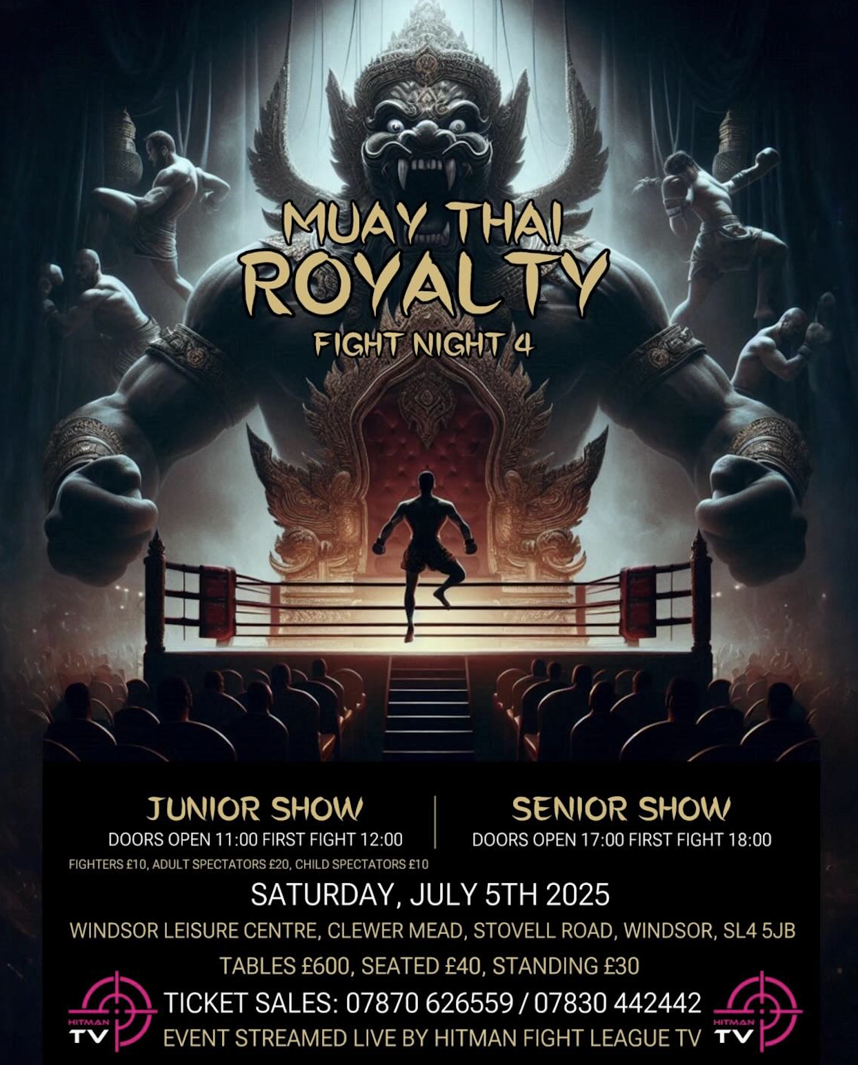 Muay Thai Royalty Fight Night 4 poster