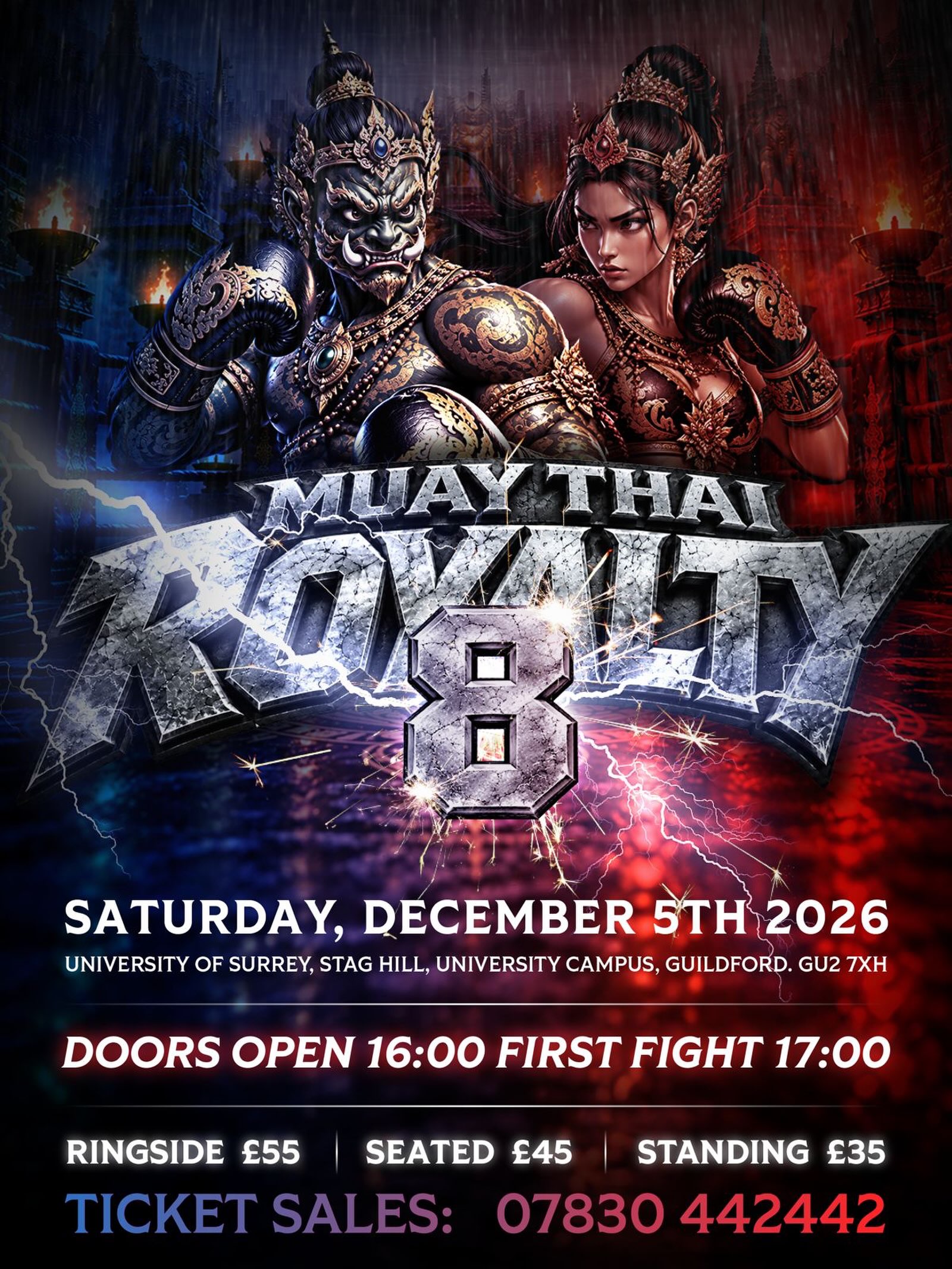 Muay Thai Royalty Fight Night 8 poster