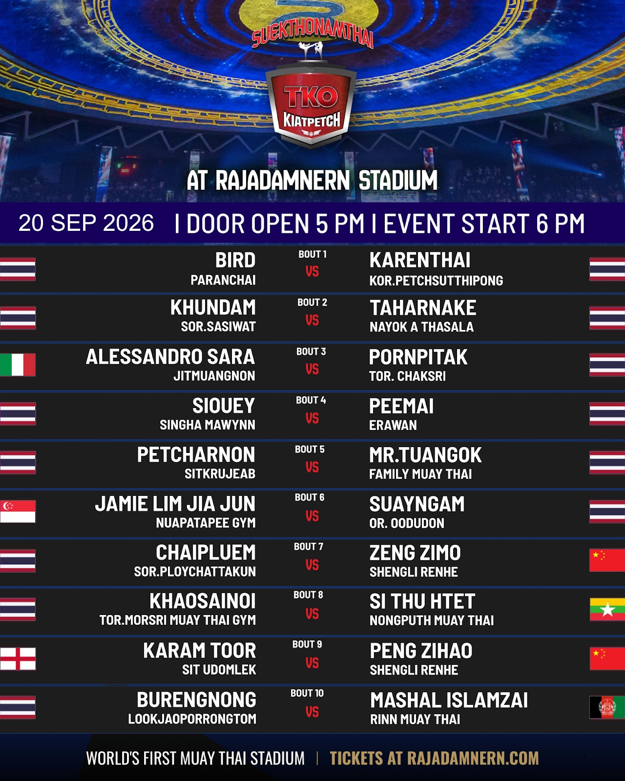 Kiatpetch TKO (20.09.2026) poster