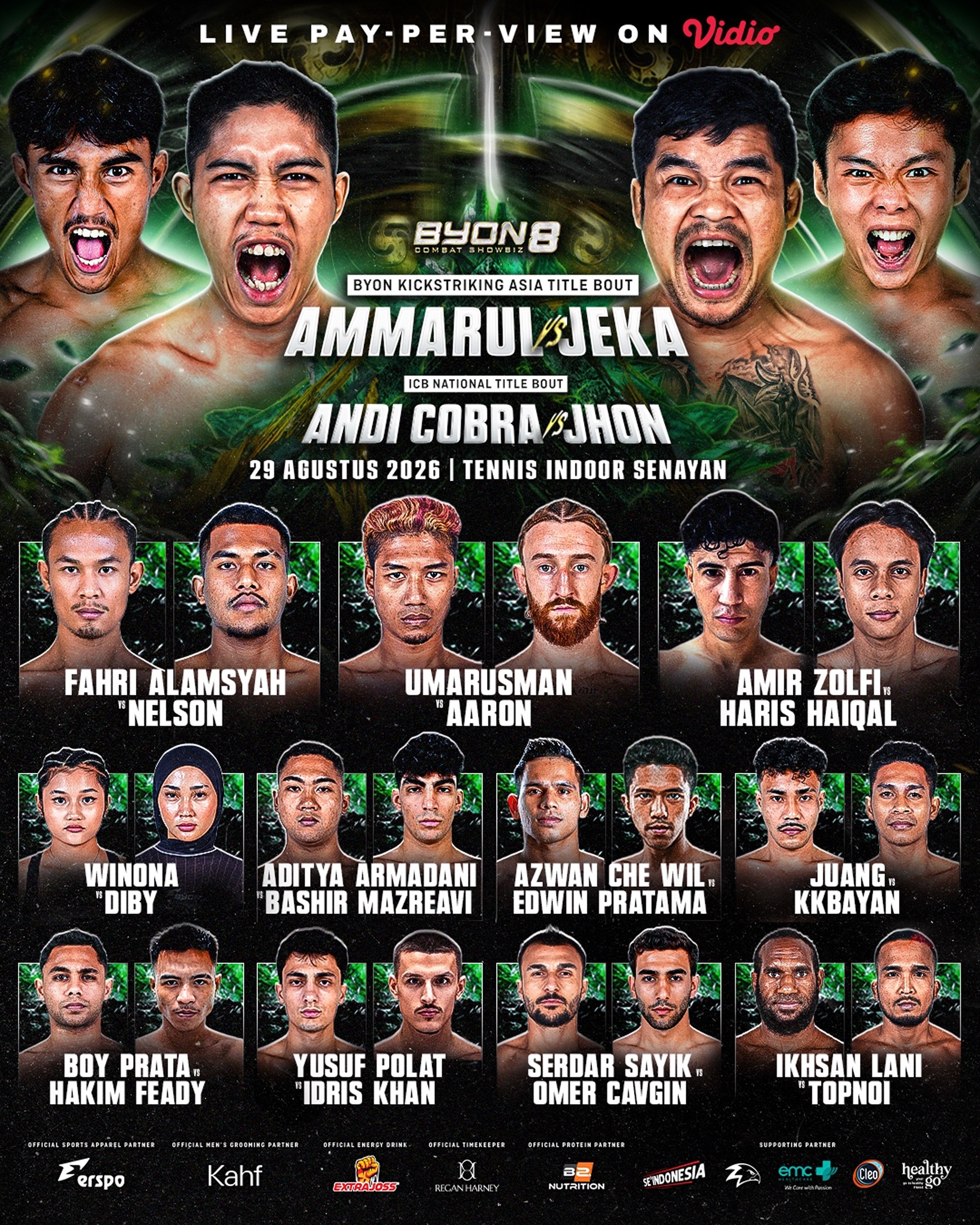 Byon Combat Showbiz 8 poster
