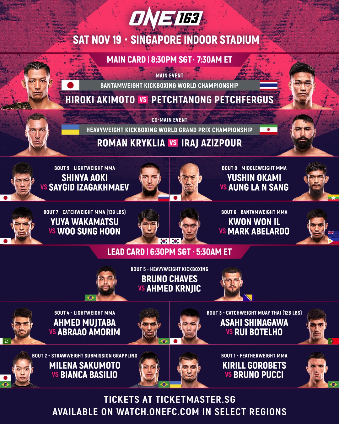 ONE 163 poster
