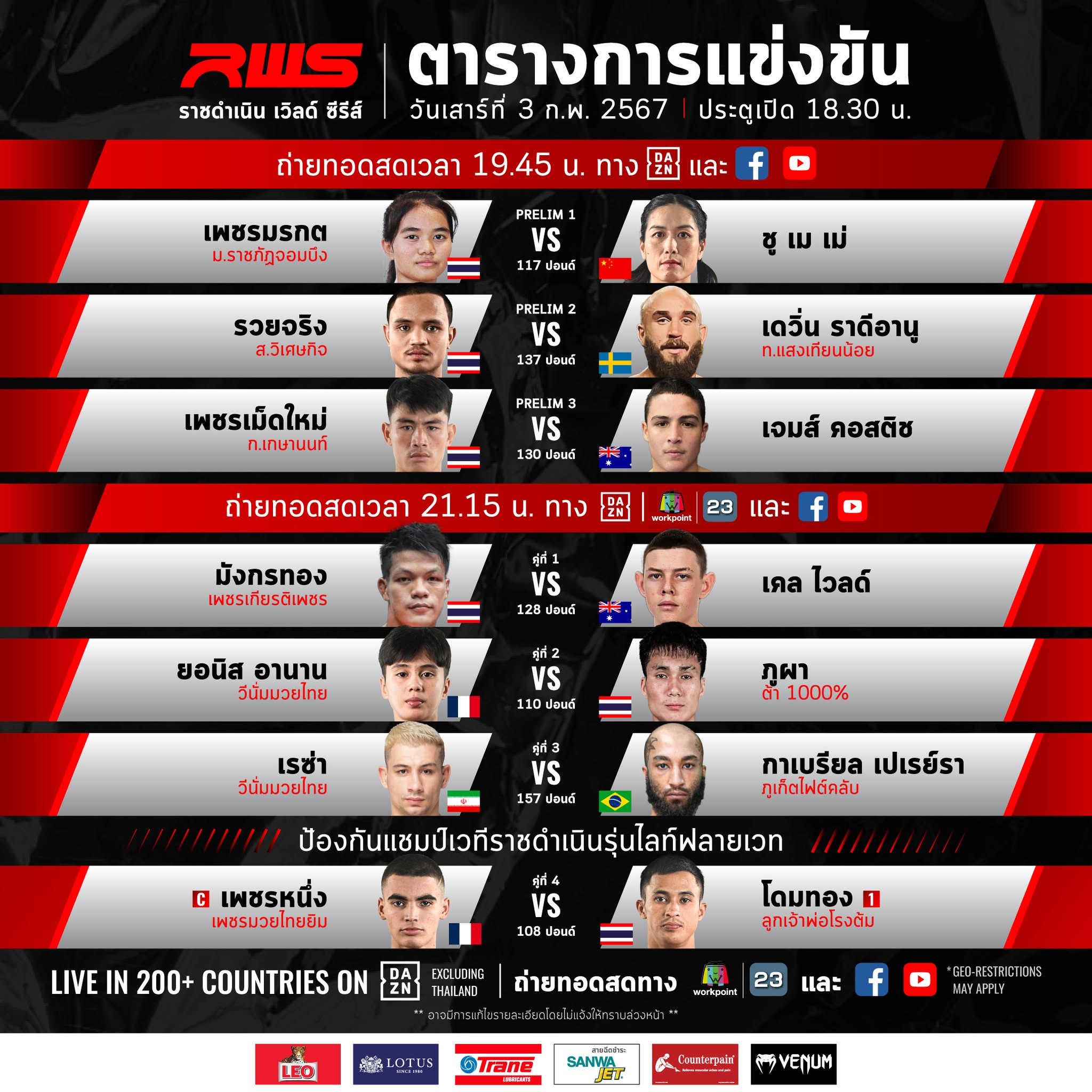 Rajadamnern World Series 73 poster