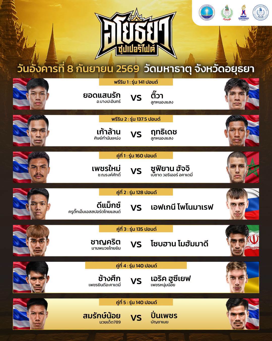 Ayutthaya Super Fight (08.09.2026) poster