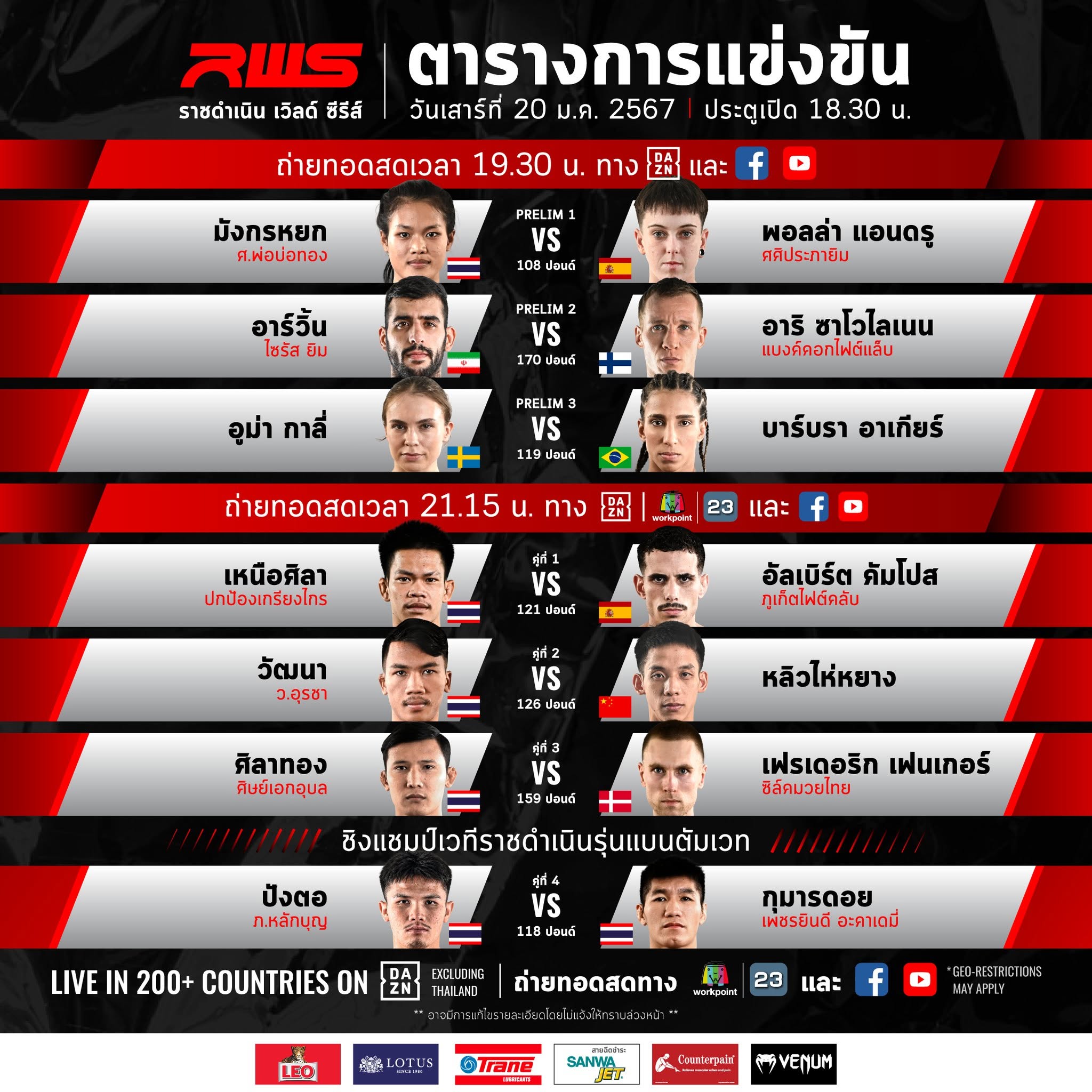 Rajadamnern World Series 71 poster