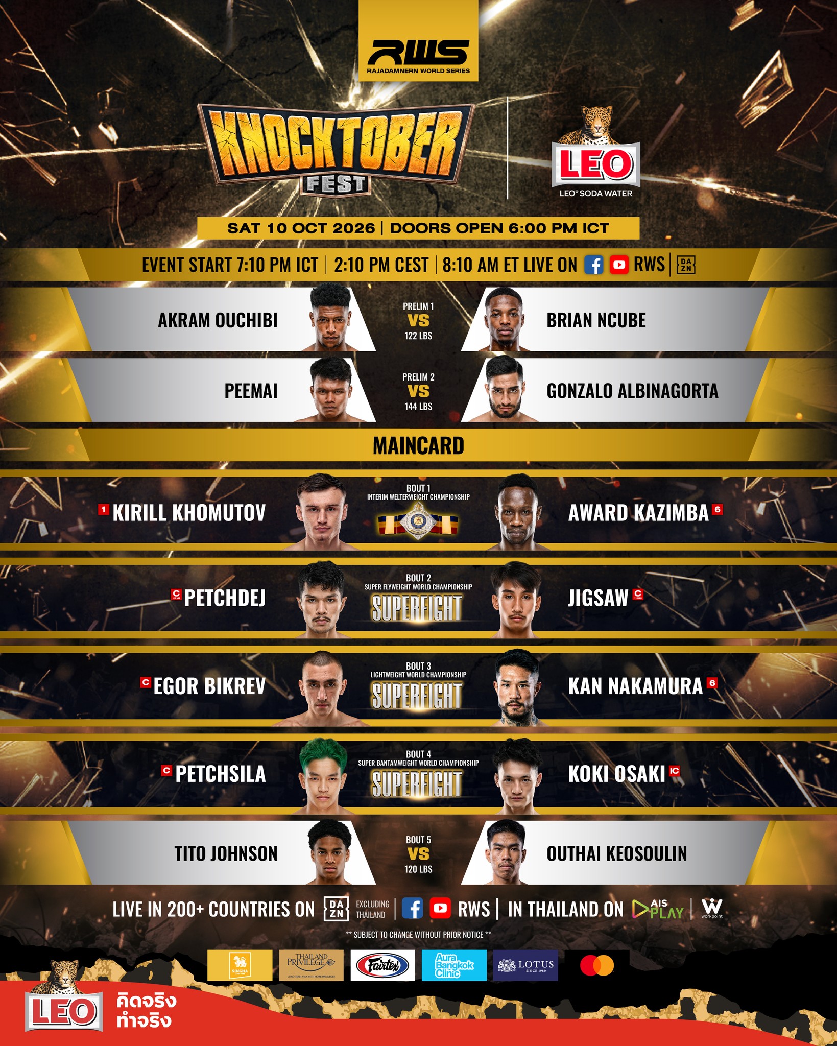 Rajadamnern World Series 215 poster