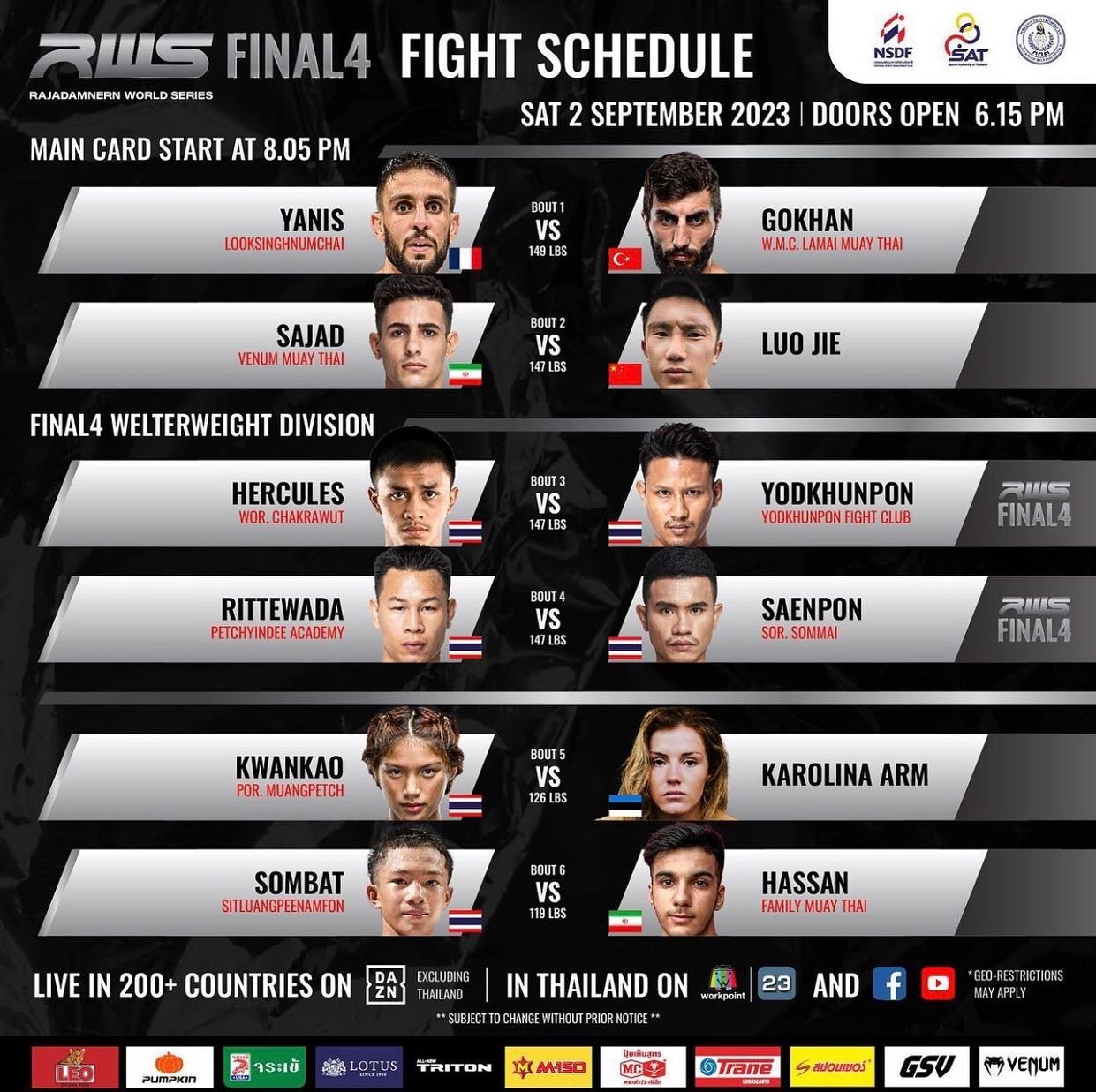 Rajadamnern World Series 52 poster