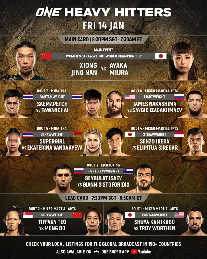 ONE - Heavy Hitters poster