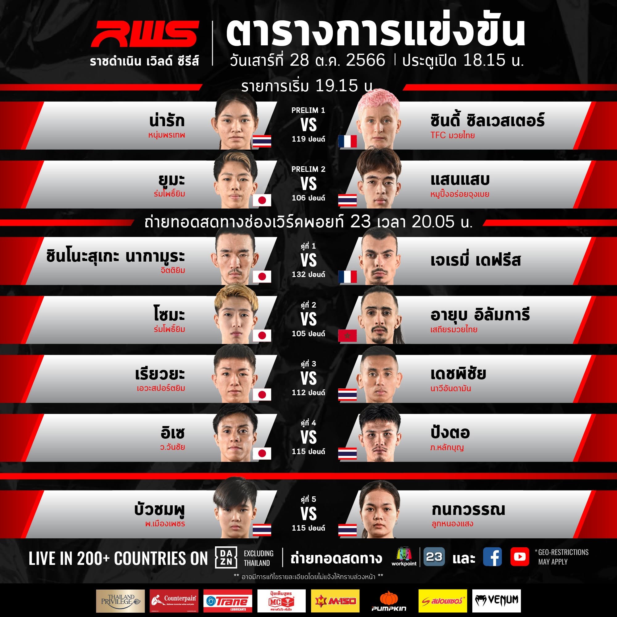 Rajadamnern World Series 60 poster