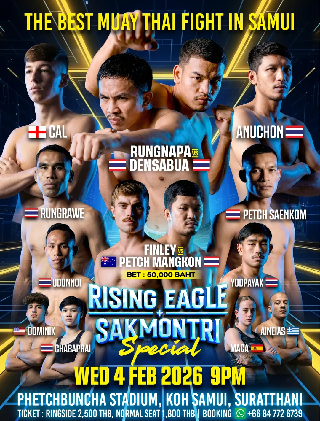 Rising Eagle + Sakmontri (04.02.2026) poster