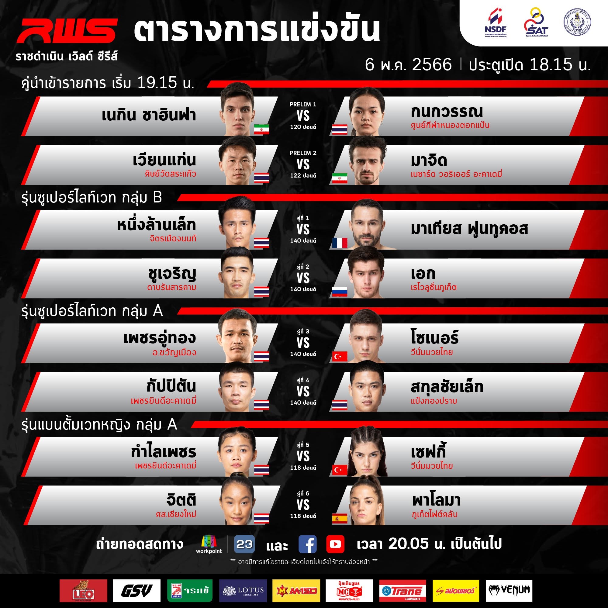 Rajadamnern World Series 36 poster