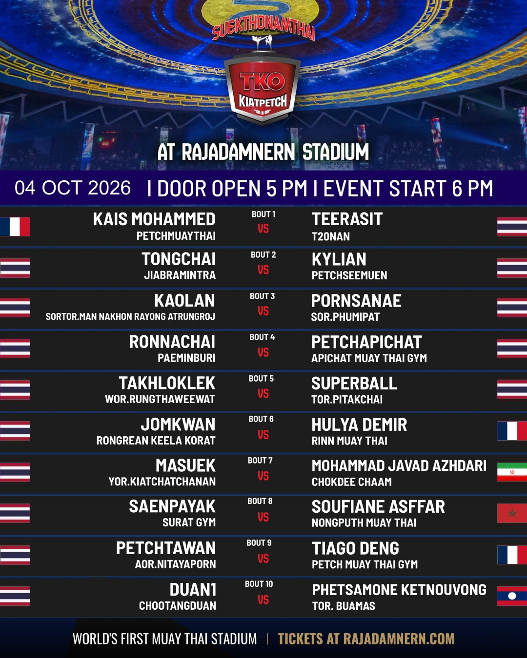 Kiatpetch TKO (04.10.2026) poster