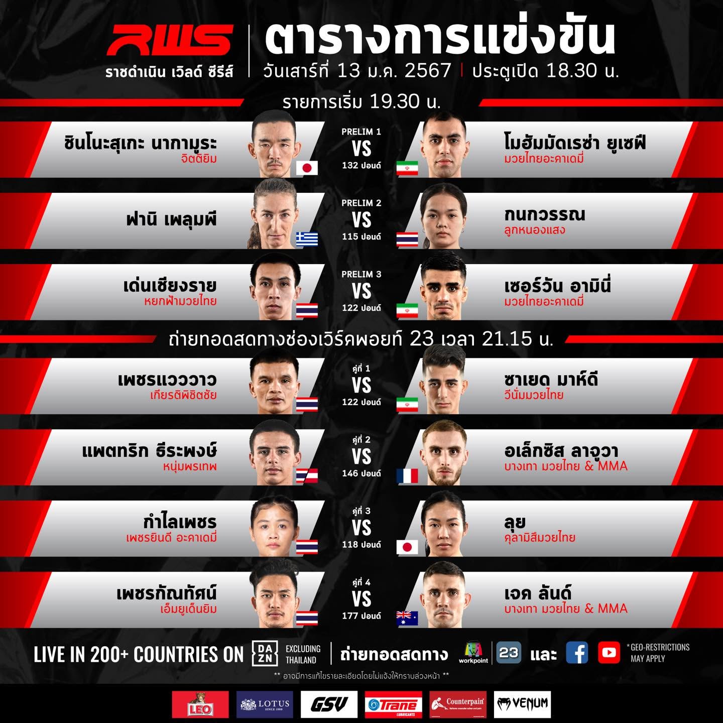 Rajadamnern World Series 70 poster