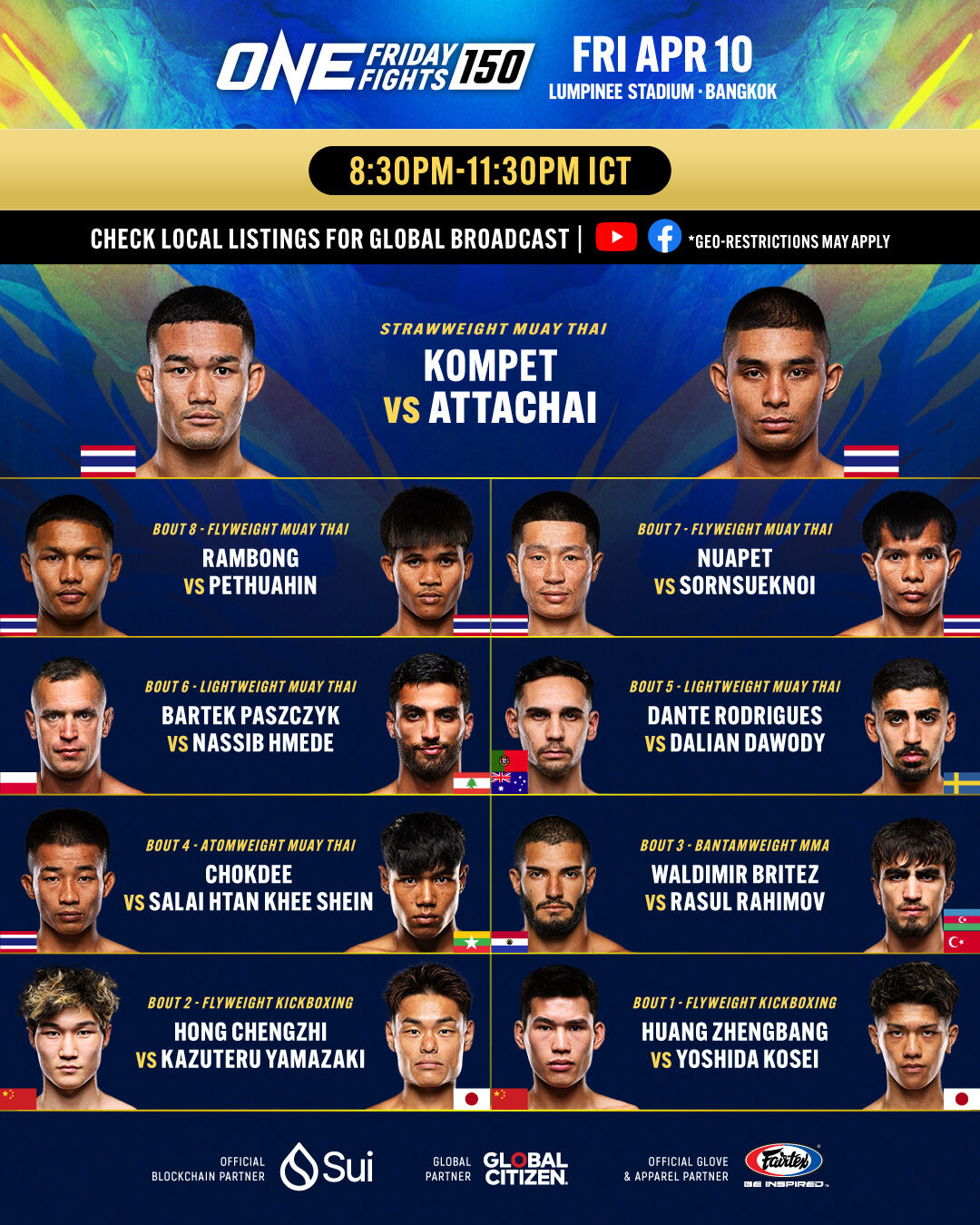 ONE Friday Fights 150 poster