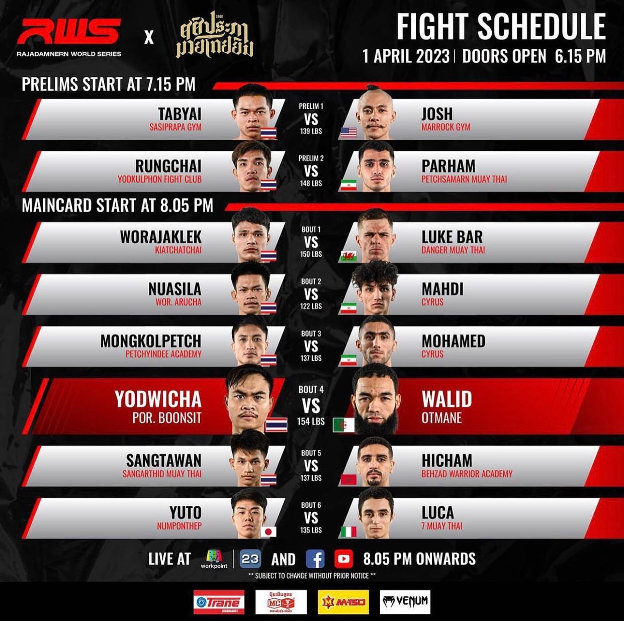 Rajadamnern World Series 31 poster