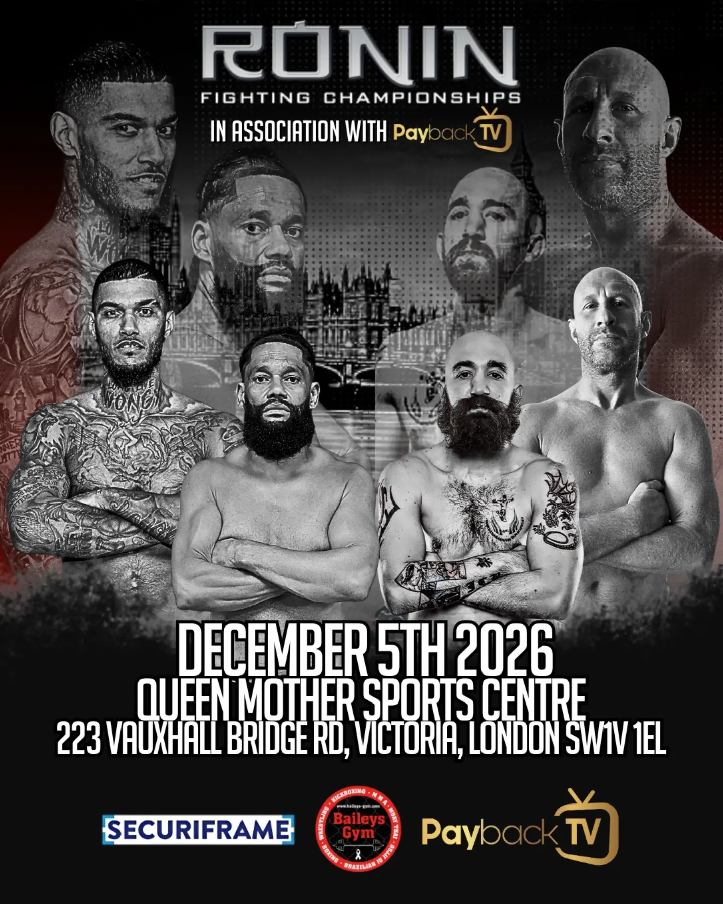 Ronin Fighting Championship 12 poster
