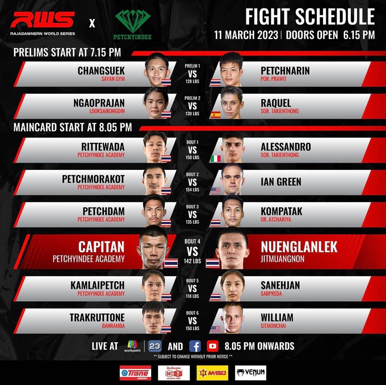 Rajadamnern World Series 28 poster