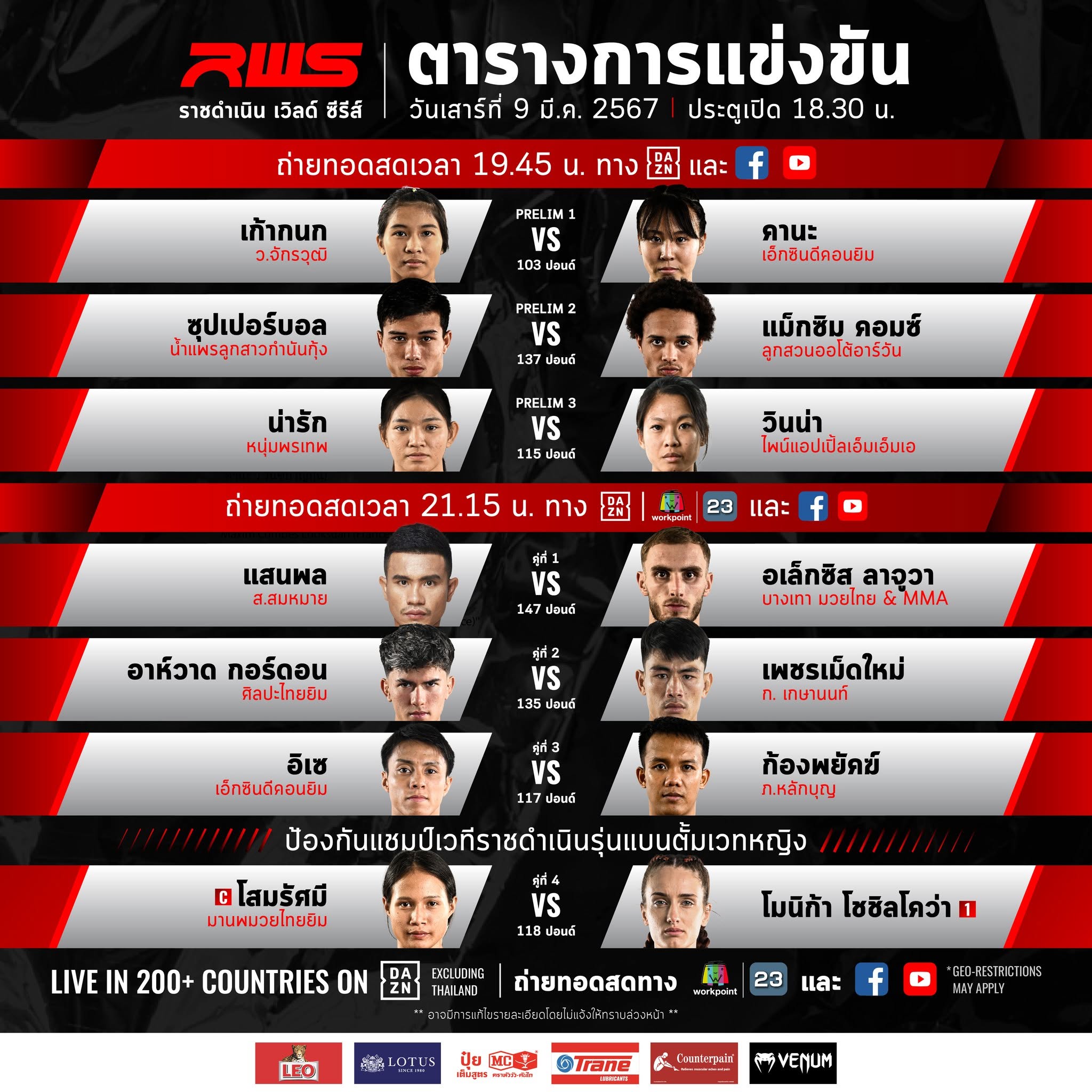 Rajadamnern World Series 78 poster
