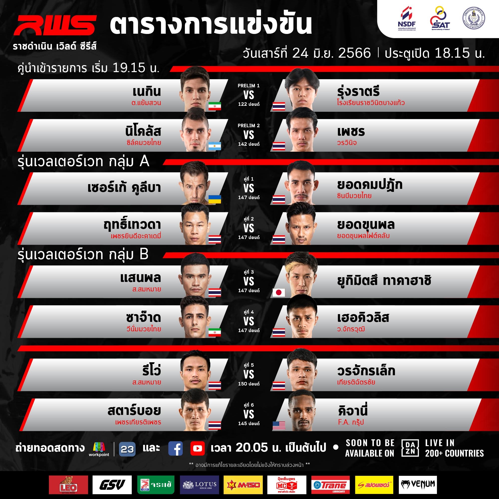 Rajadamnern World Series 42 poster