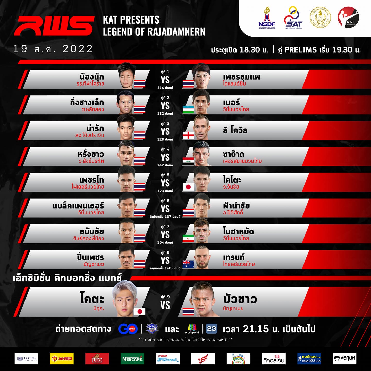 Rajadamnern World Series 5 poster