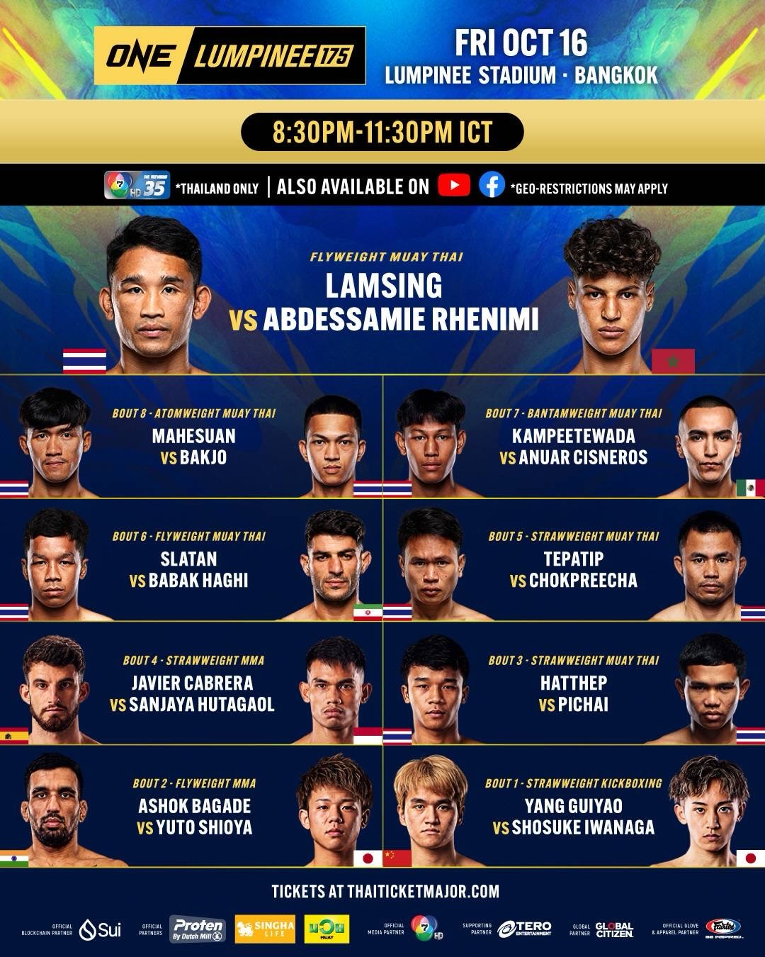 ONE Friday Fights 175 poster