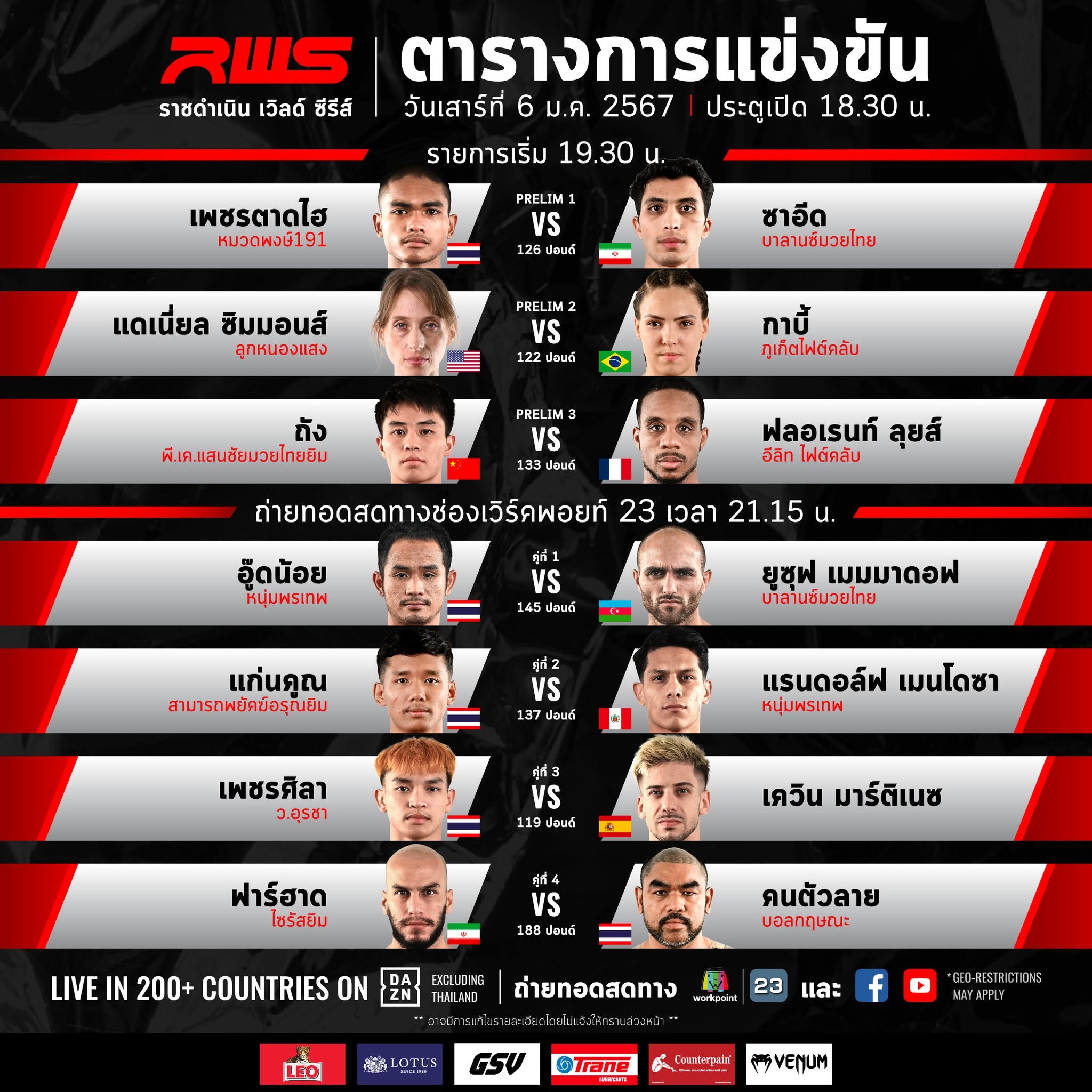 Rajadamnern World Series 69 poster