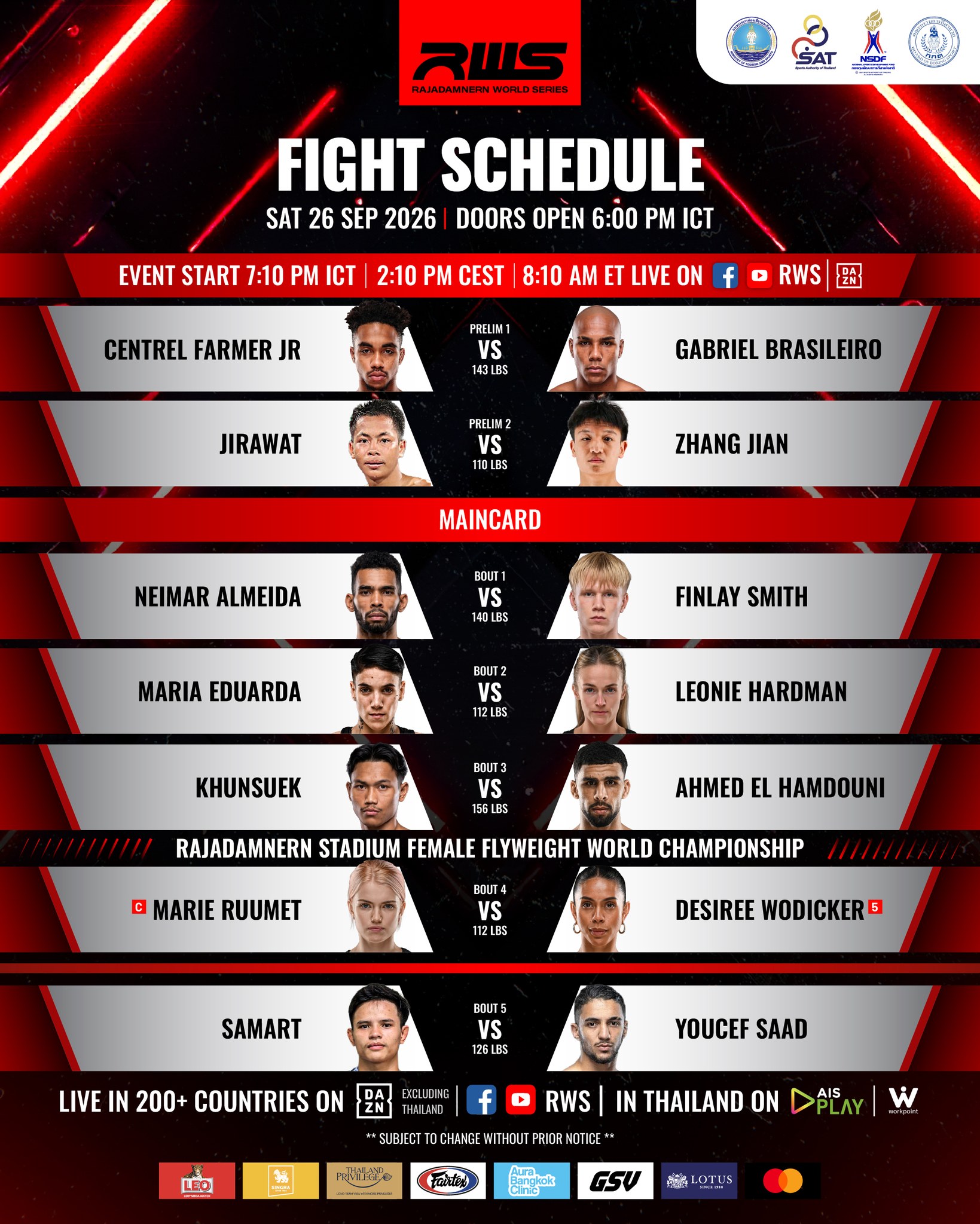 Rajadamnern World Series 213 poster