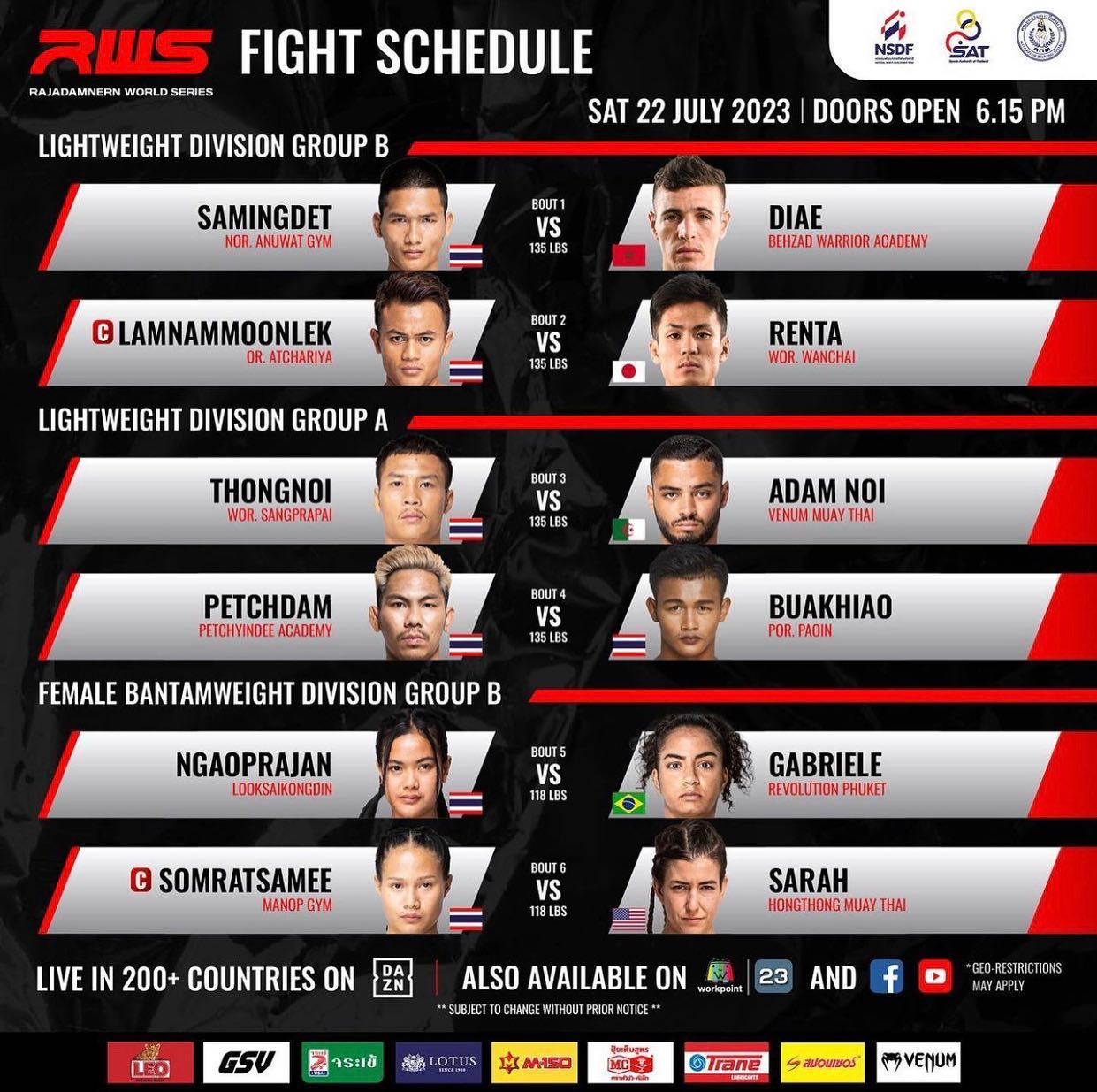 Rajadamnern World Series 46 poster