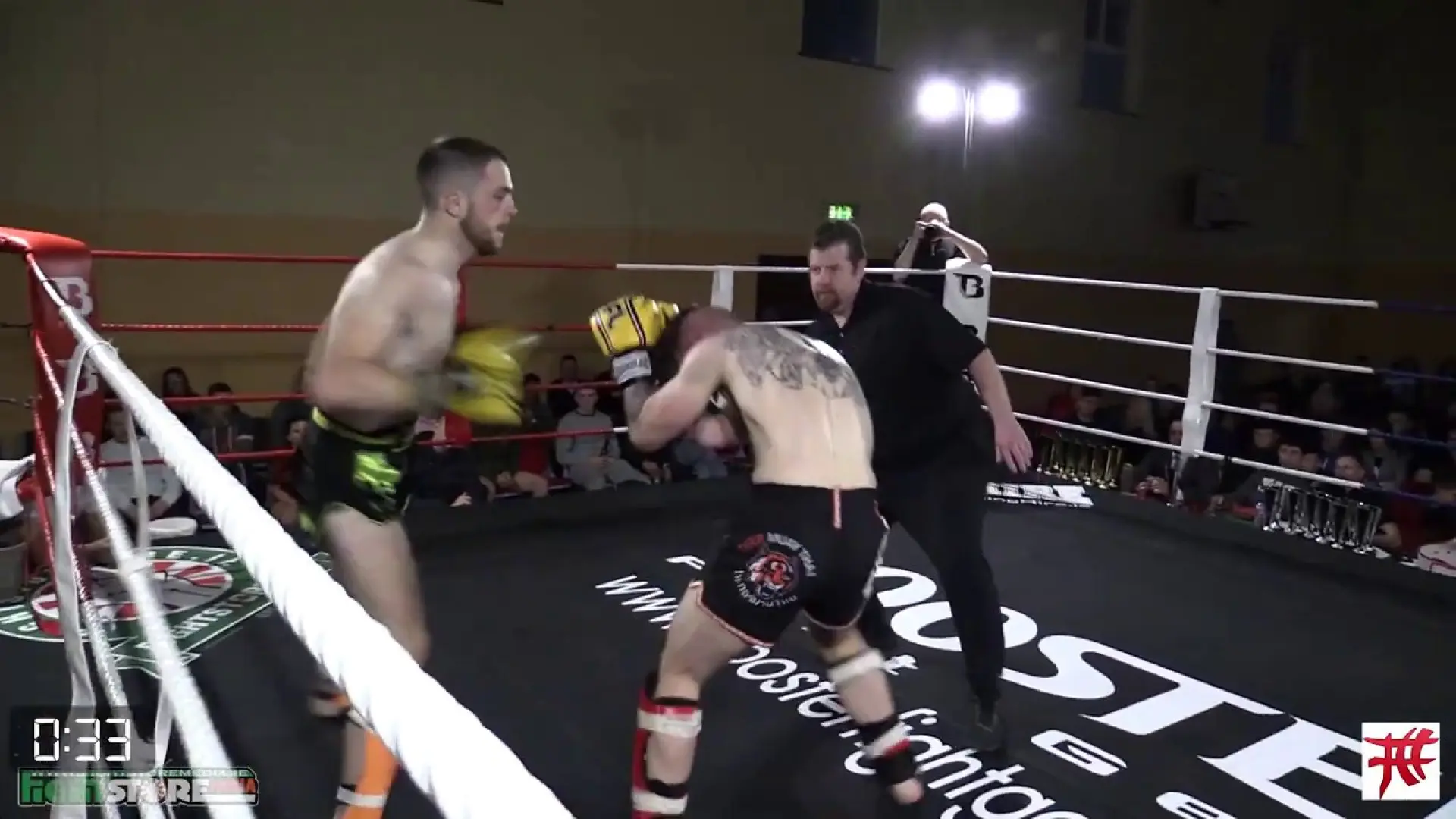 Brian McCusker vs Oscar Cafferky (Fight Video)