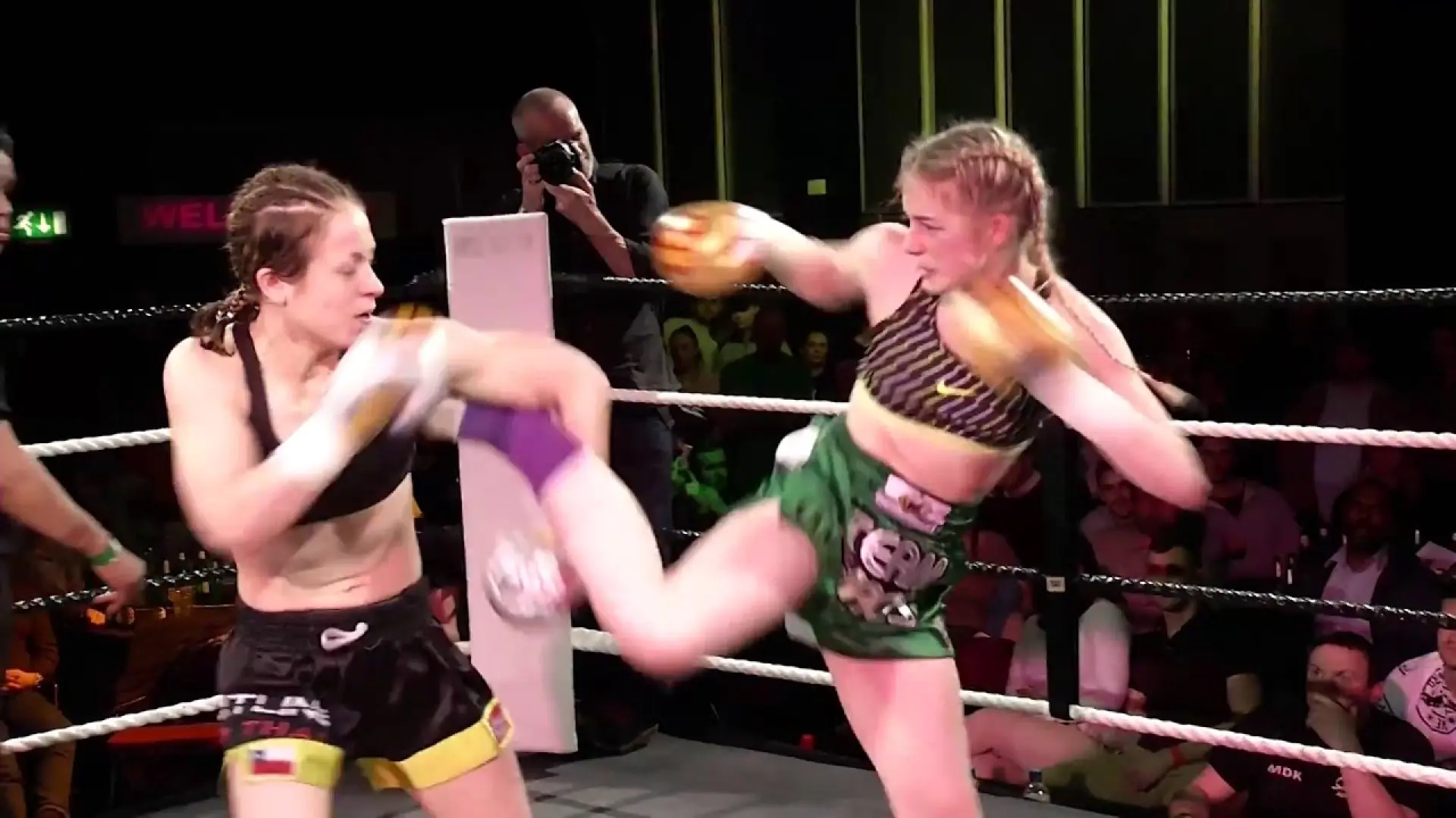 Anne Linne vs Sammy Luxton (Fight Video)
