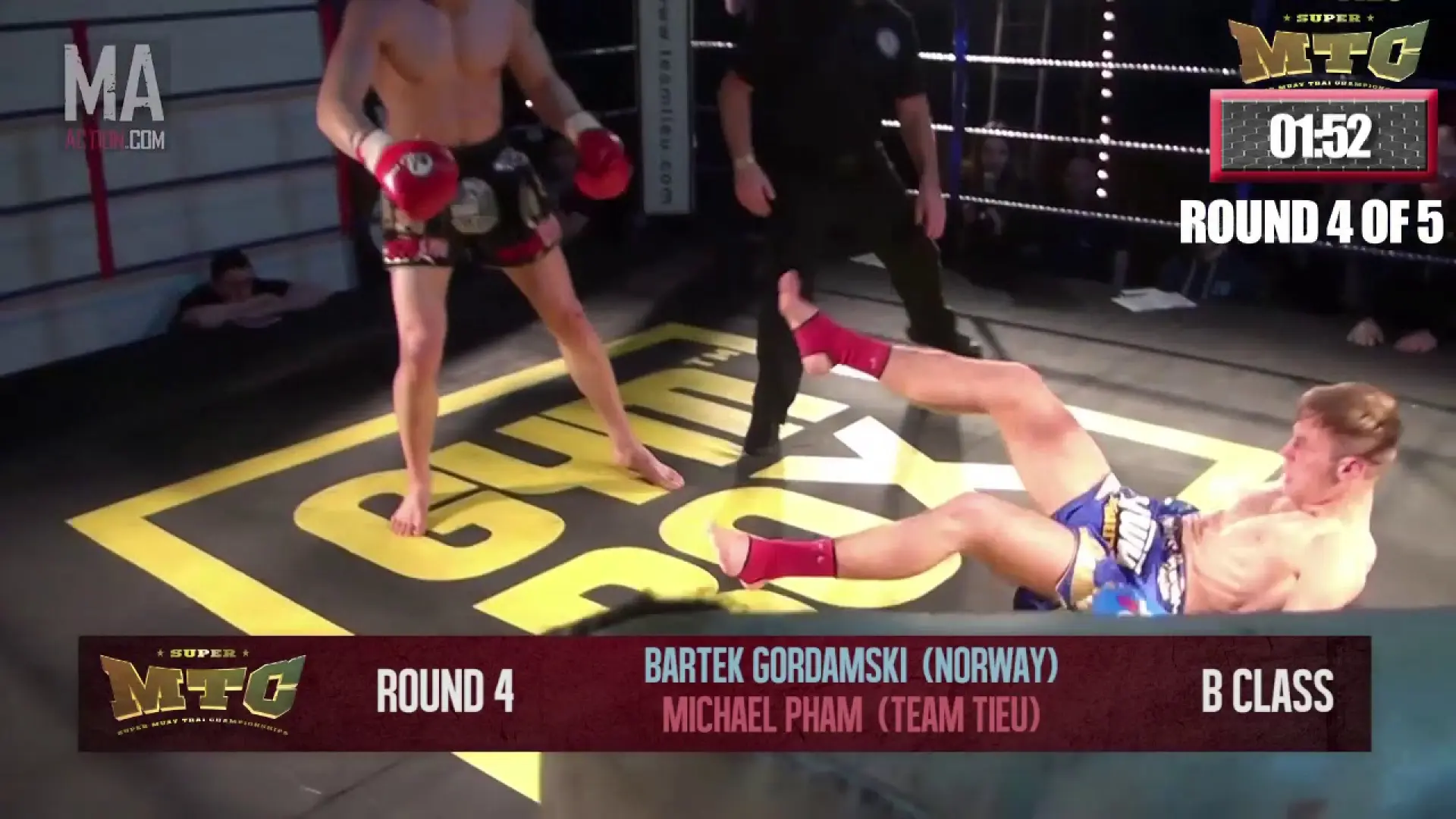 Michael Pham vs Bartek Gordamski (Fight Video)