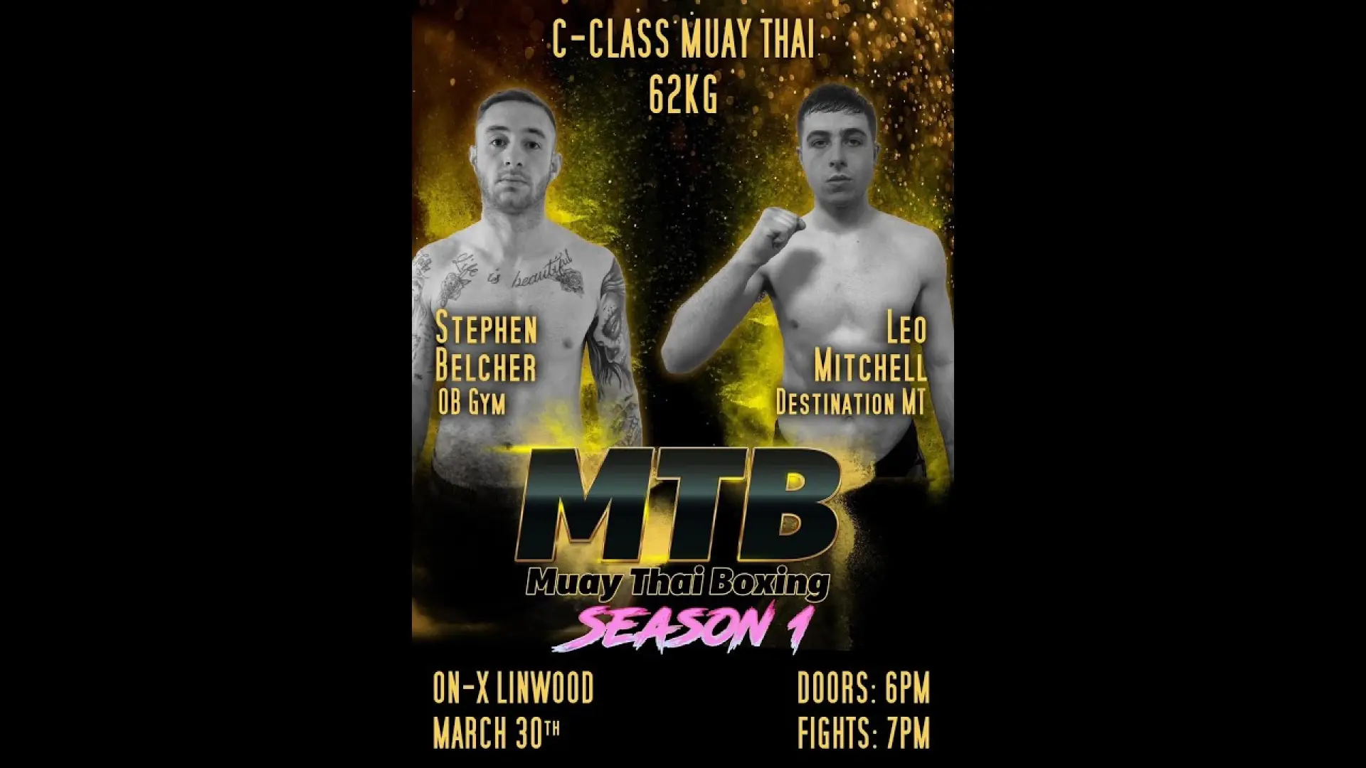 Stephen Belcher vs Leo Mitchell