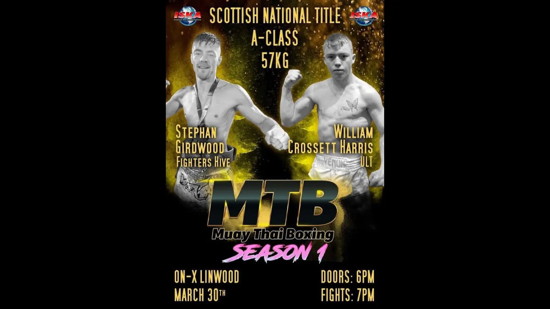 Stephan Girdwood vs William Crossett Harris