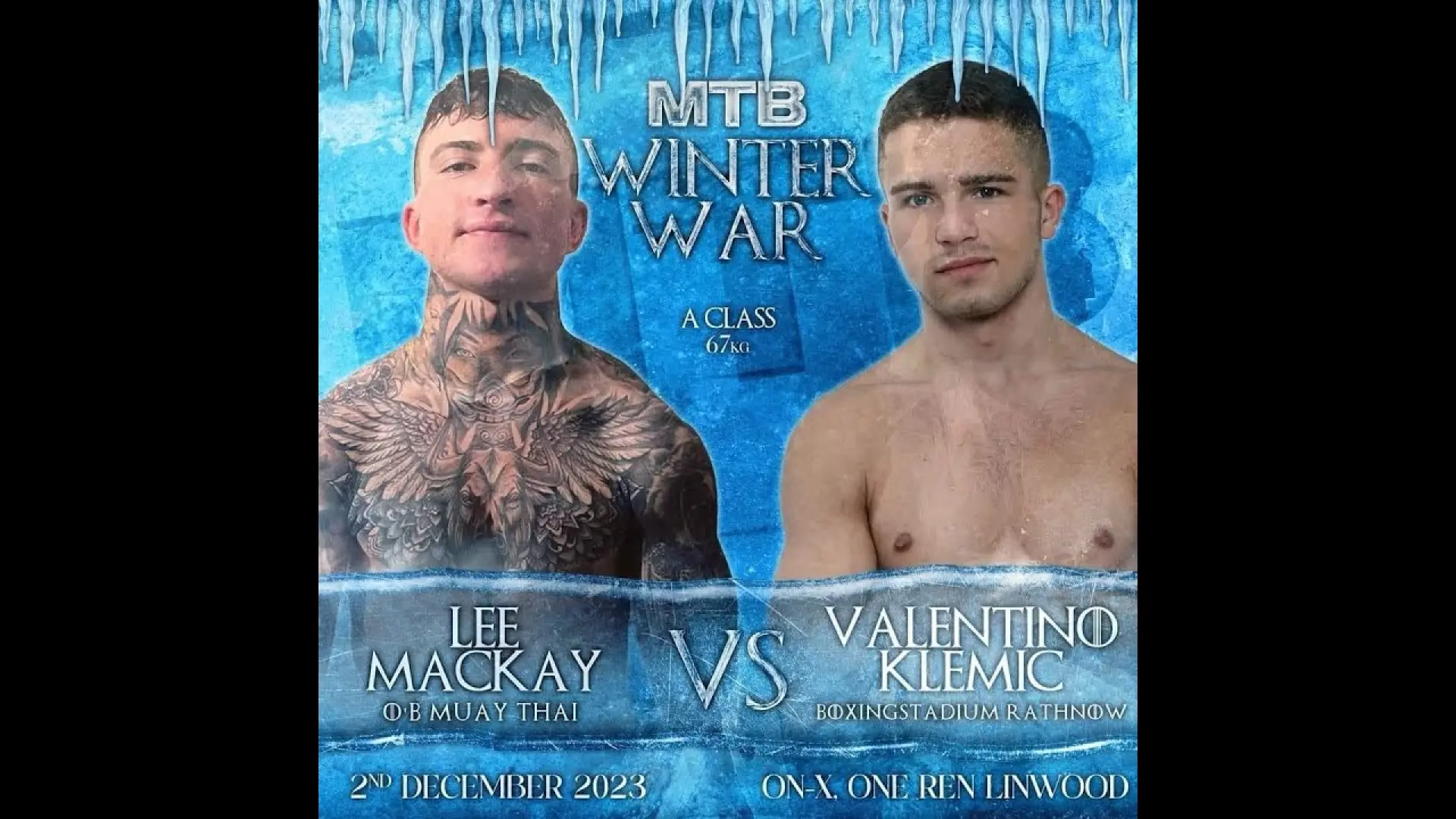 Lee Mackay vs Valentino Clemic
