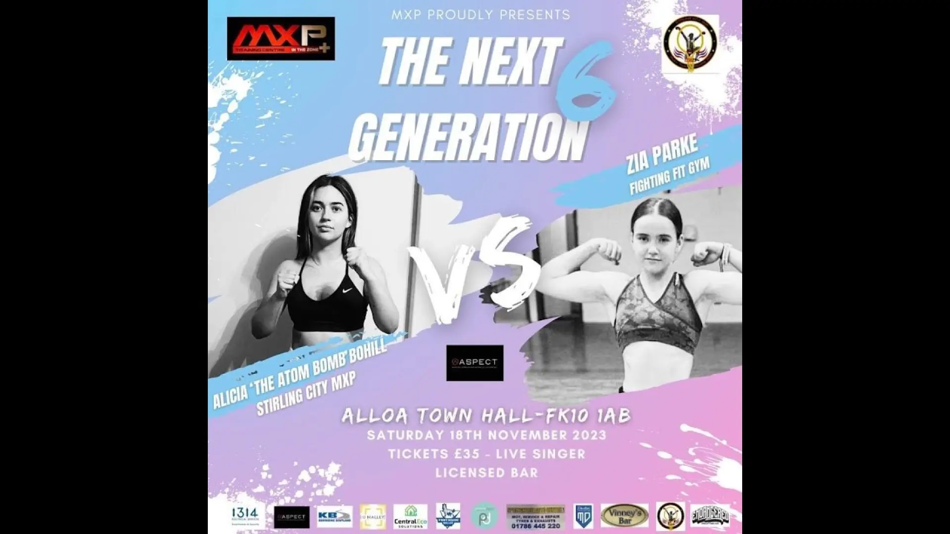 Alicia Bohill vs Zia Parke