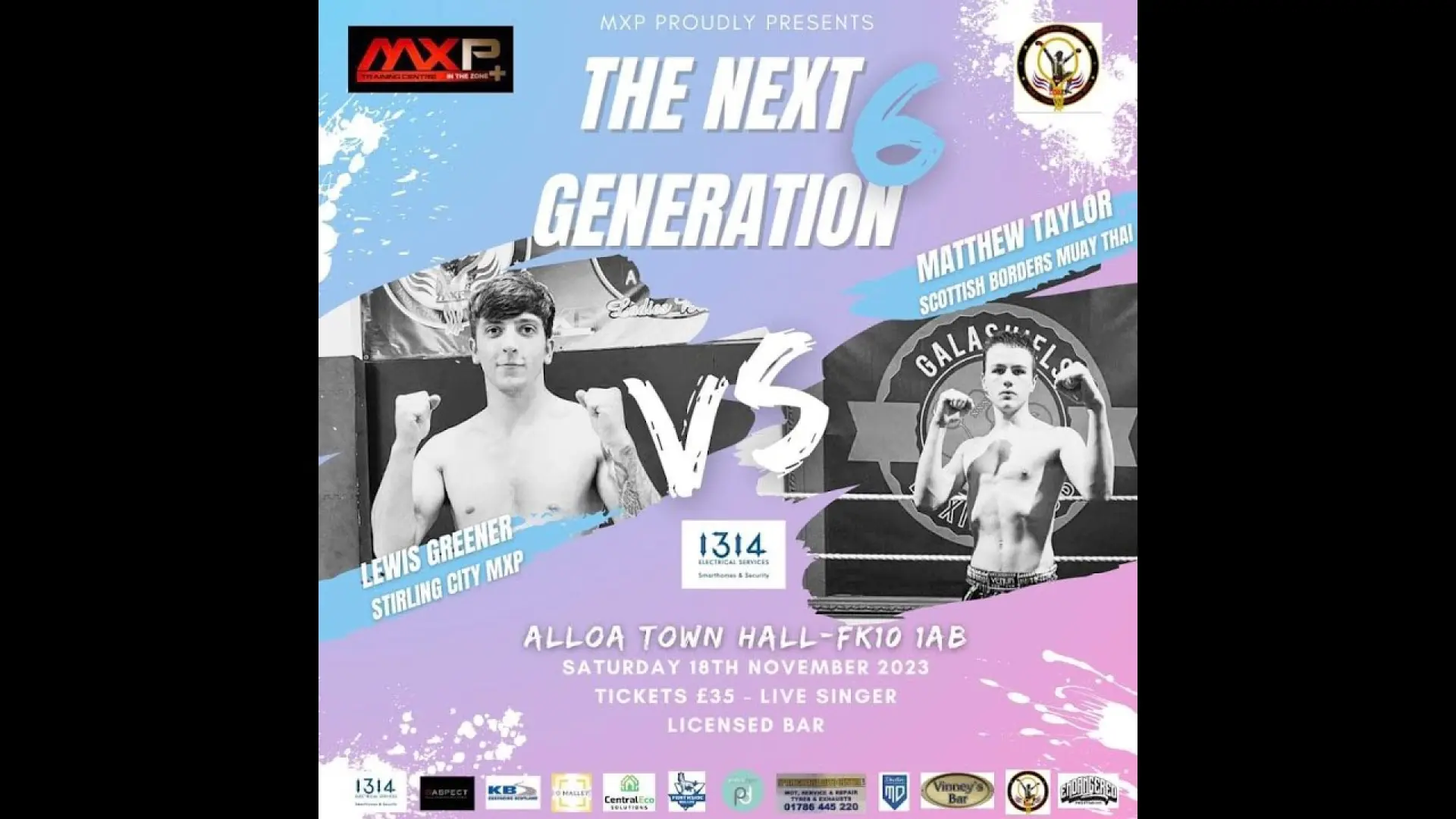 Lewis Greener vs Matthew Taylor