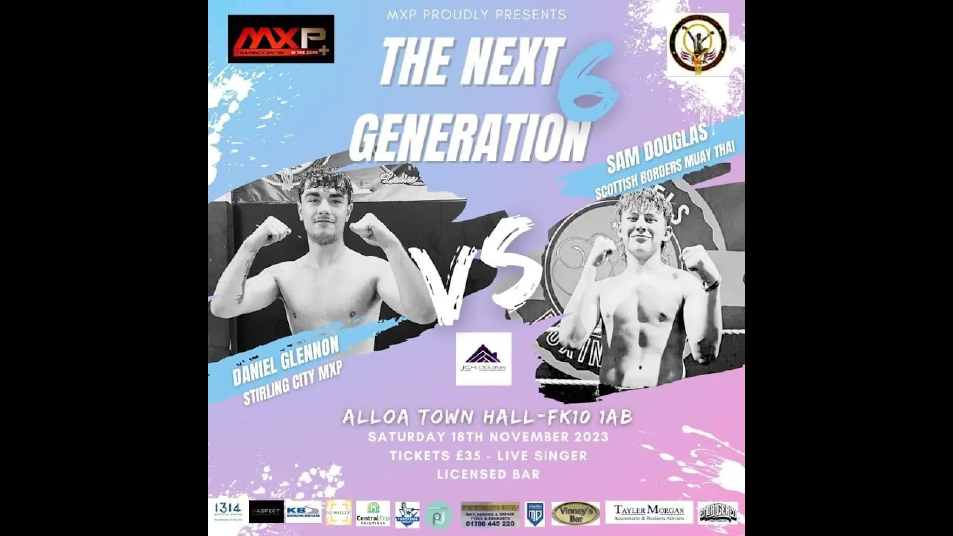Daniel Glennon vs Sam Douglas