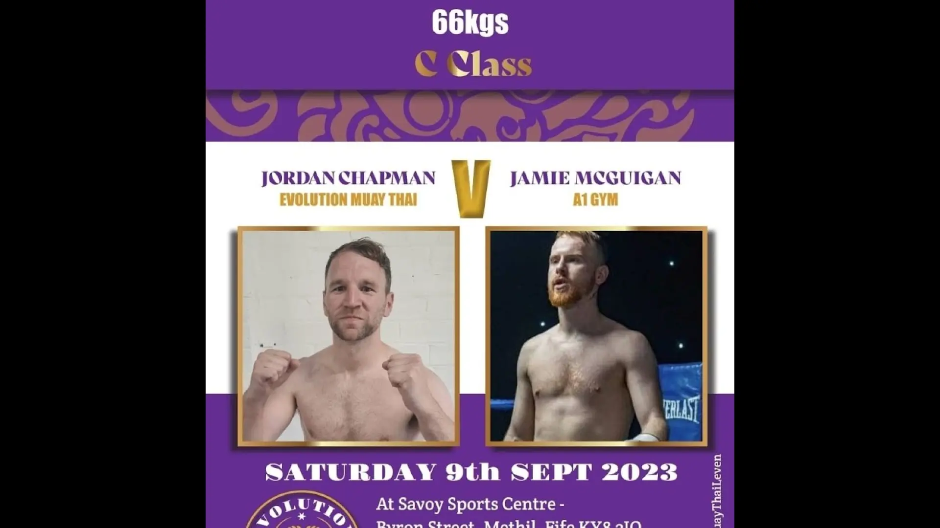 Jordan Chapman vs Jamie McGuigan